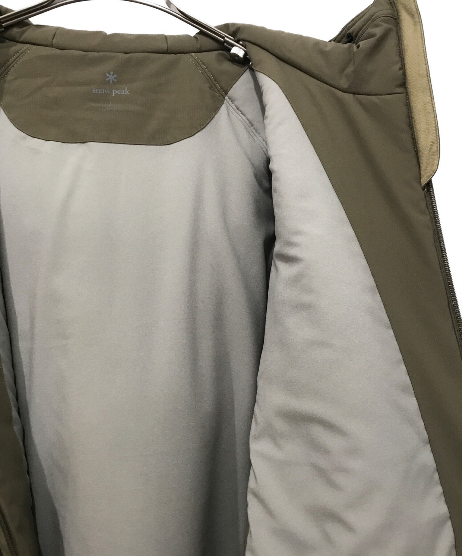 Snow peak (スノーピーク) Stretch 2L Warm Jacket カーキ サイズ:L