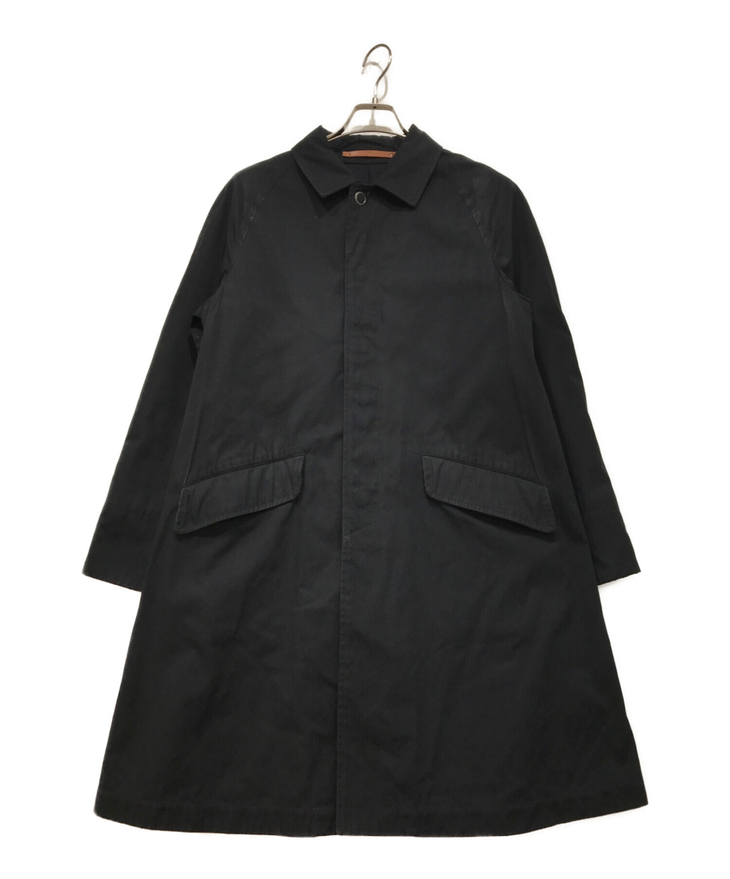 SCYE (サイ) WAXED COTTON DUSTER COAT ネイビー サイズ:36