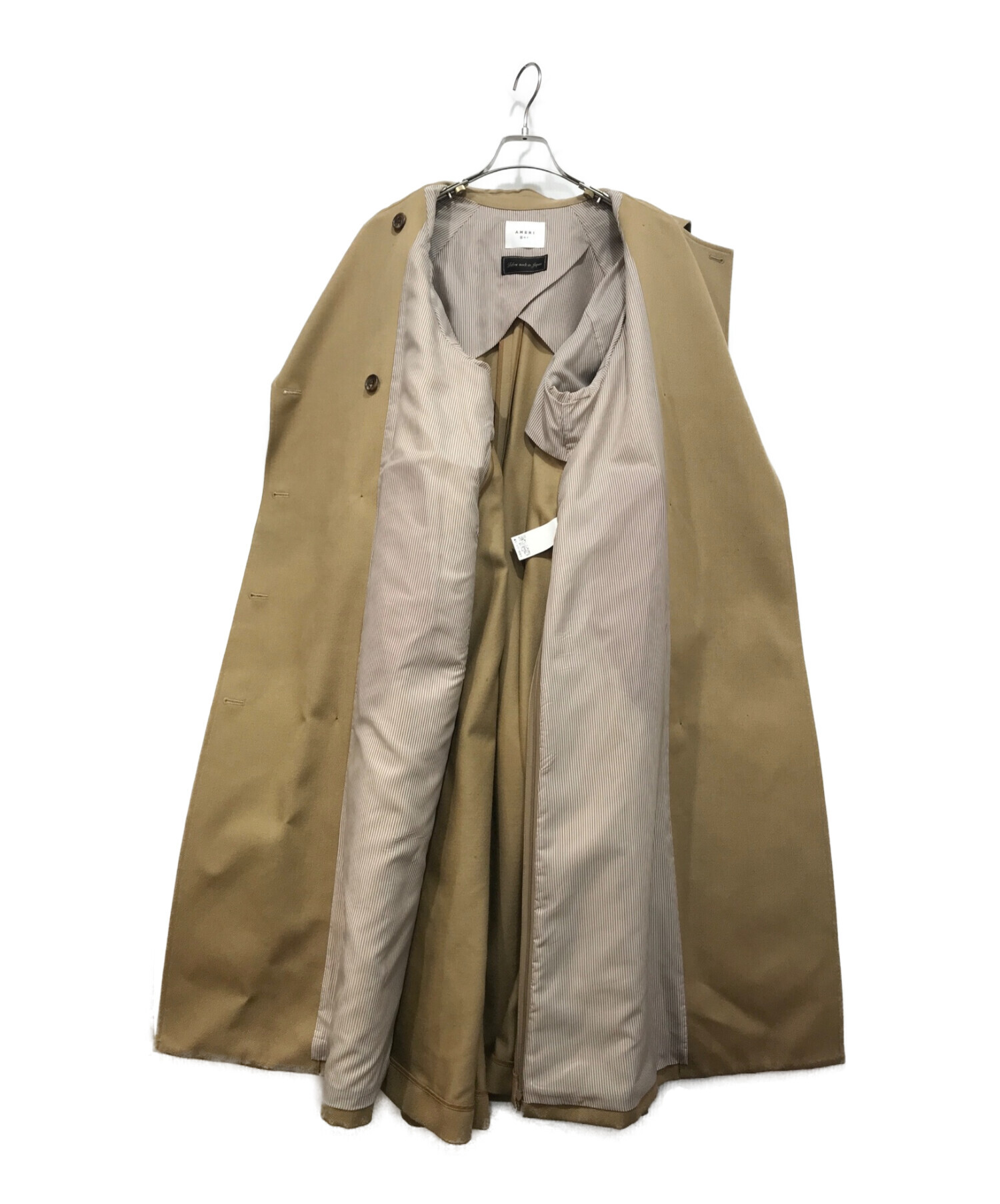 Ameri (アメリ) SUPERIOR FLARE TRENCH COAT ベージュ サイズ:S