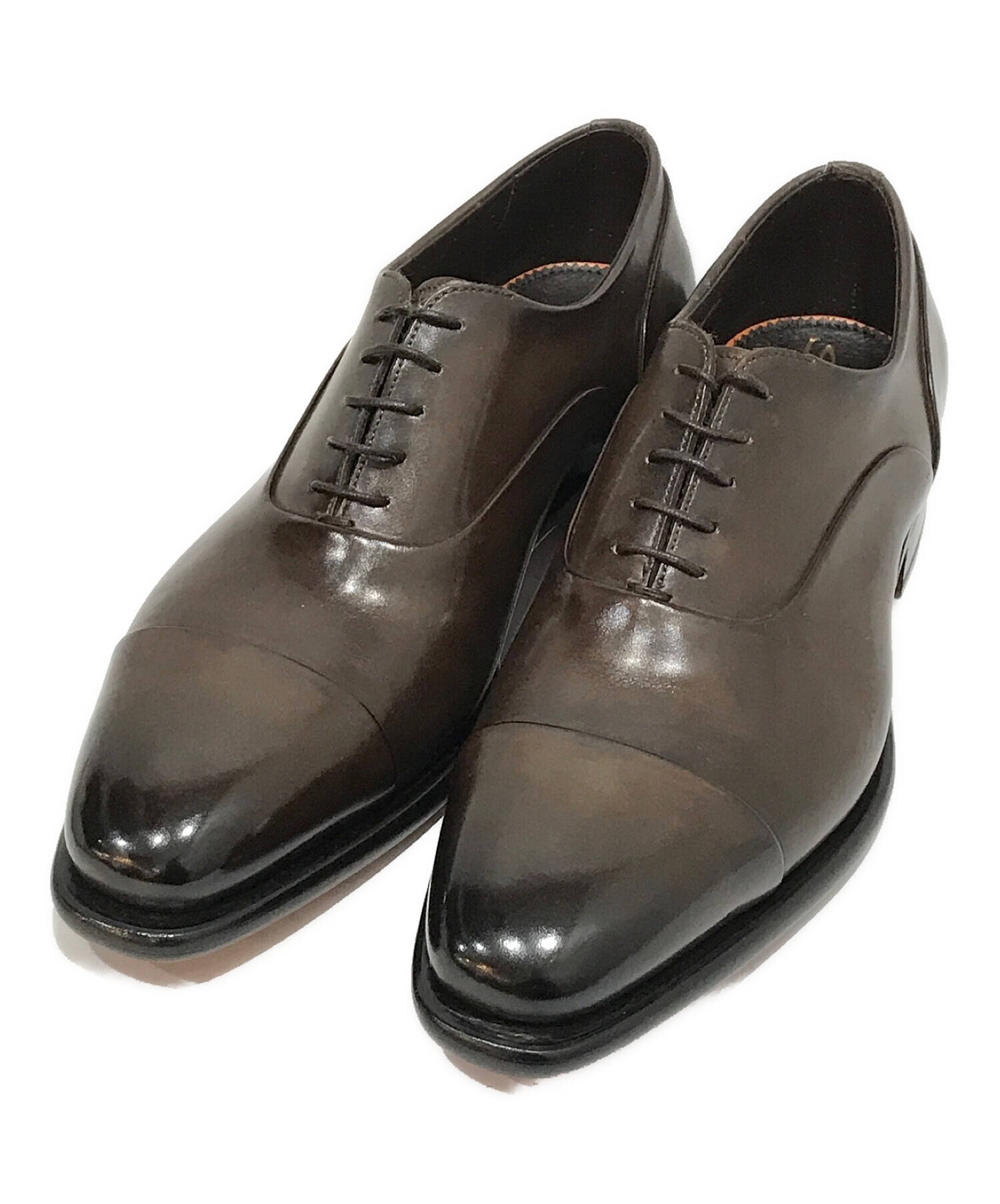 Santoni (サントーニ) ストレートチップシューズ ブラウン サイズ:5 1/2