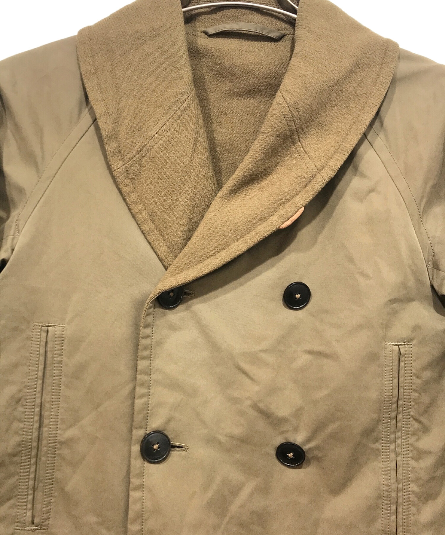 中古・古着通販】COMOLI (コモリ) MACKINAW COAT ベージュ｜ブランド