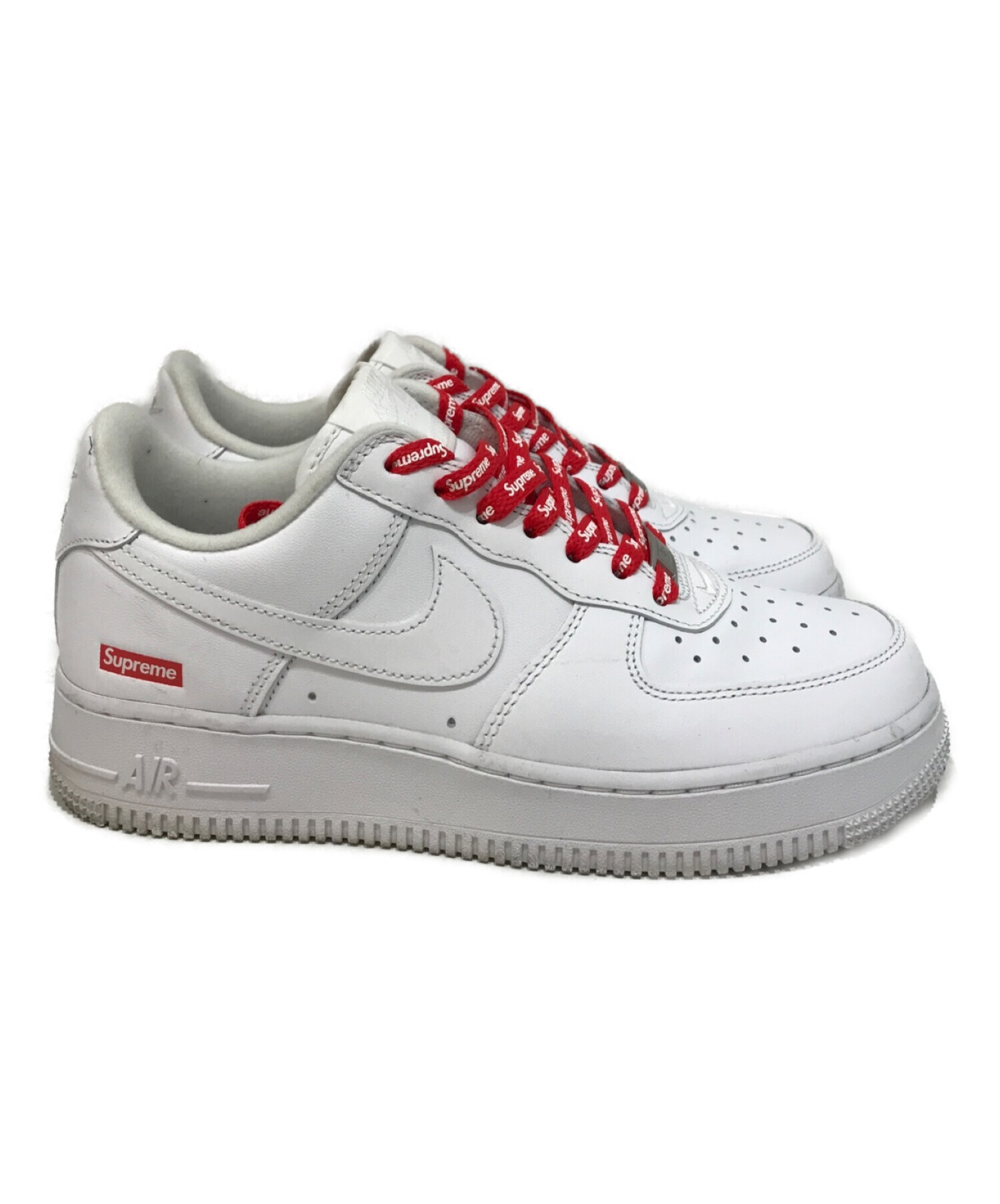 SUPREME×NIKE (シュプリーム×ナイキ) AIR FORCE 1 LOW/SUPREME ホワイト サイズ:24.0