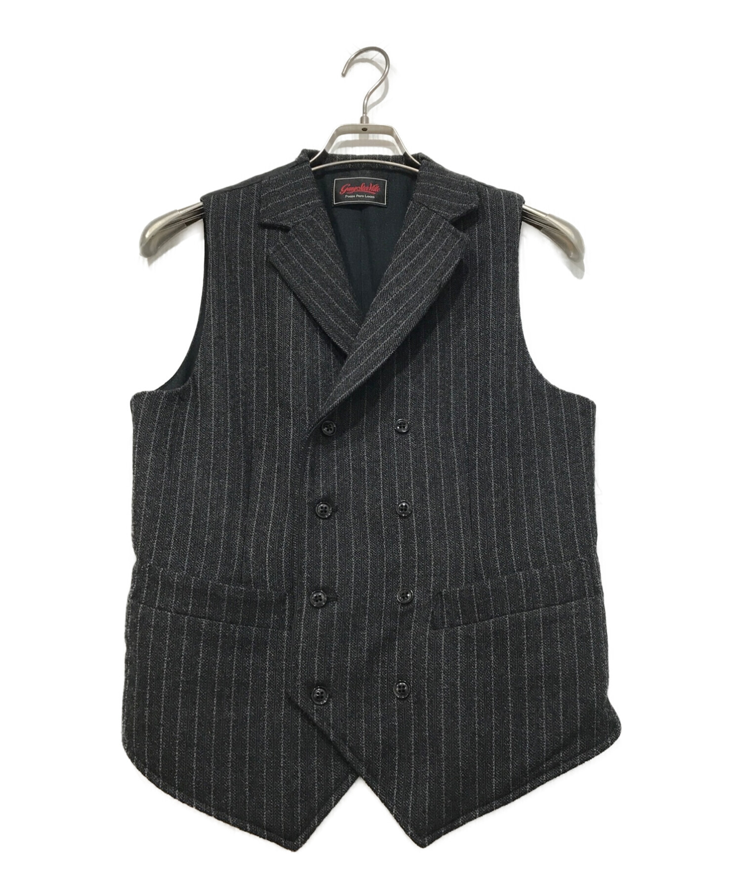 GANGSTERVILLE (ギャングスタービル) Manhattan Club Vest グレー サイズ:S