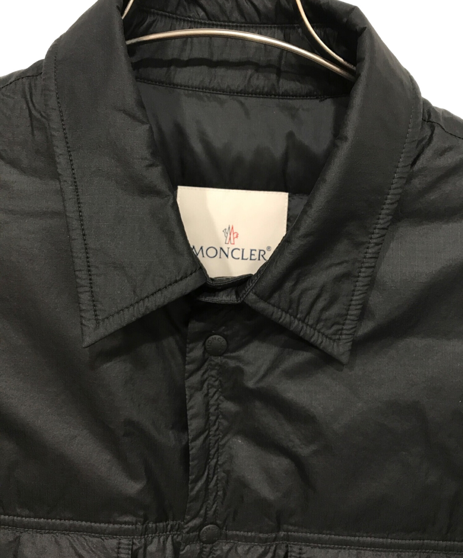 MONCLER × FRAGMENT (モンクレール × フラグメント) 中綿コーチジャケット ブラック サイズ:5