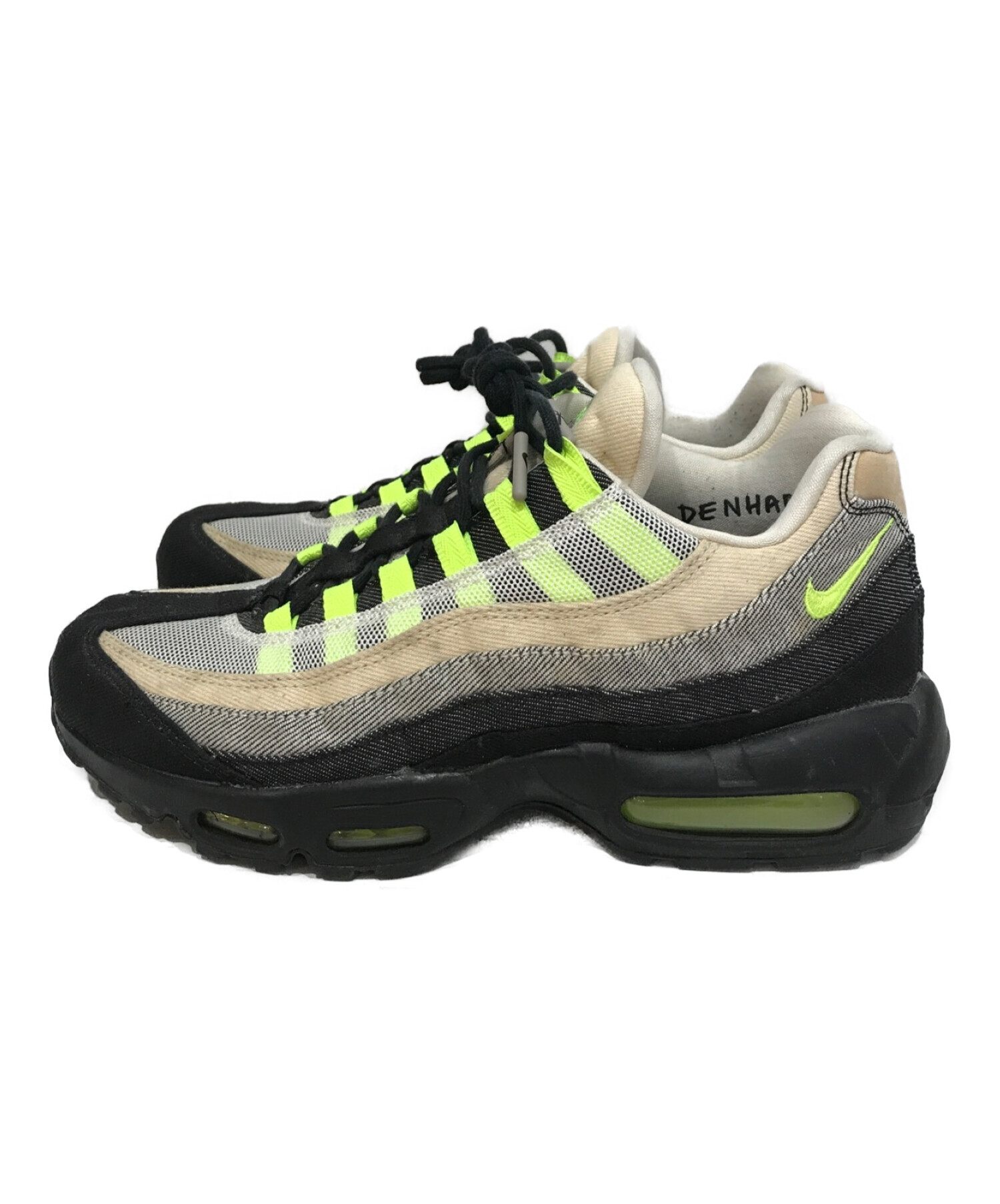 中古・古着通販】NIKE (ナイキ) AIR MAX 95 DNHM ブラック サイズ:26.5