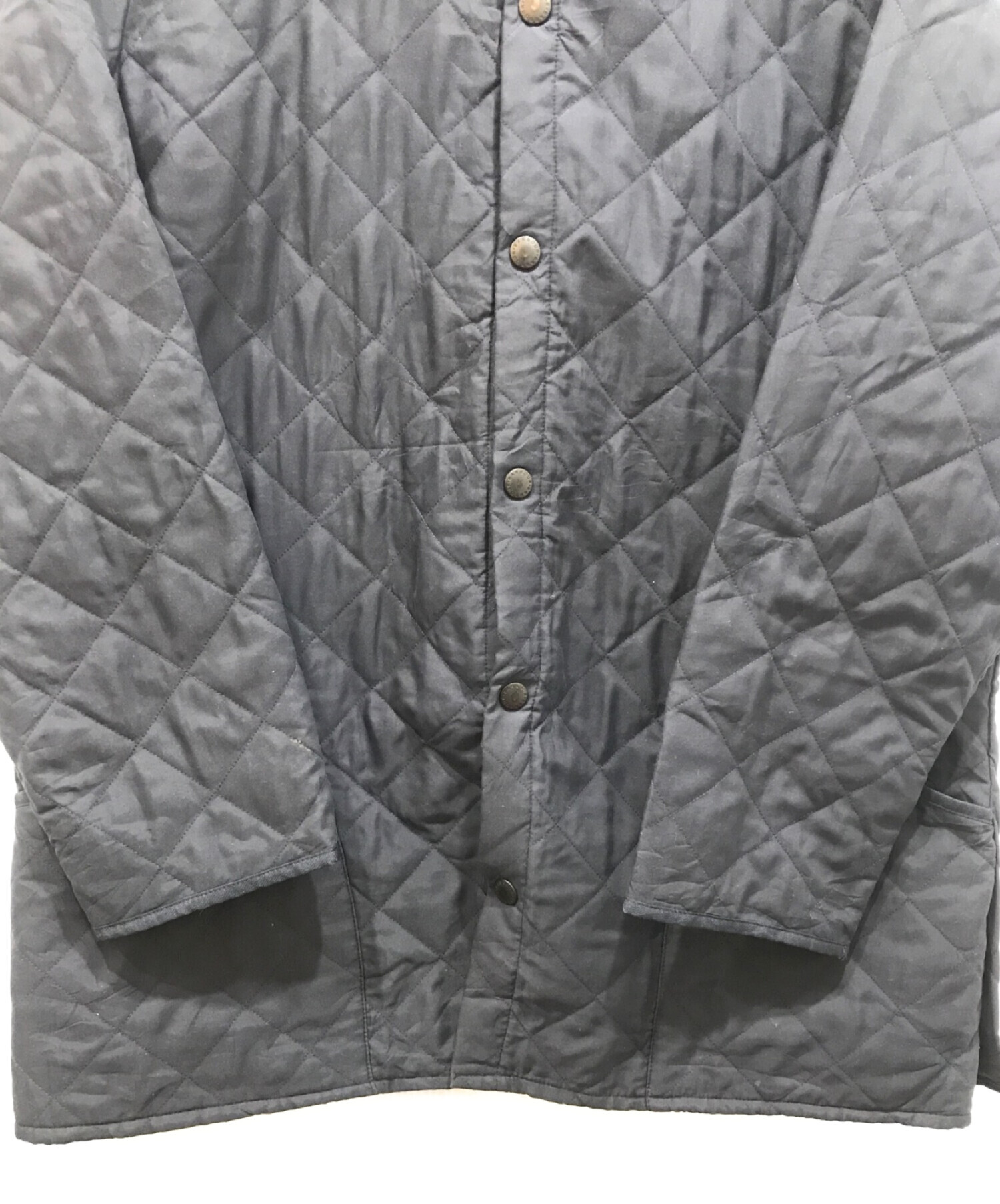 中古・古着通販】Barbour (バブアー) キルティングコート ネイビー