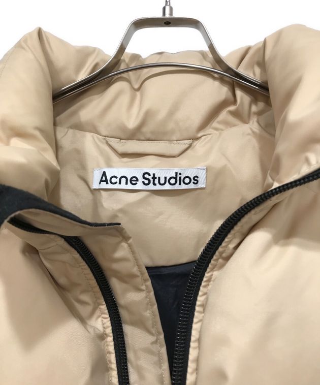 Acne studios (アクネストゥディオズ) ダウンフィルジャケット ベージュ サイズ:48