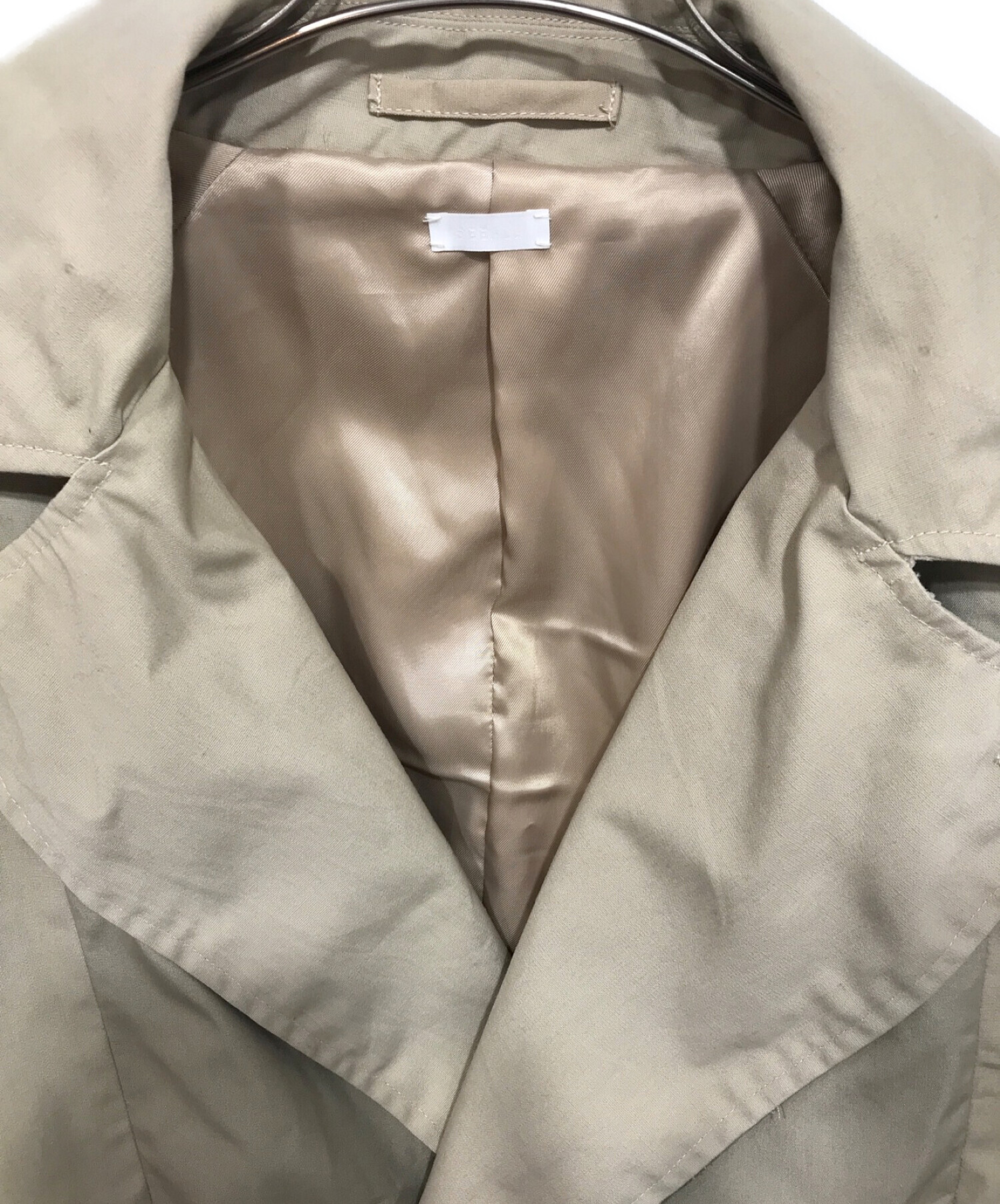 中古・古着通販】SEEALL (シーオール) RECONSTRUCTED TIELOCKEN COAT