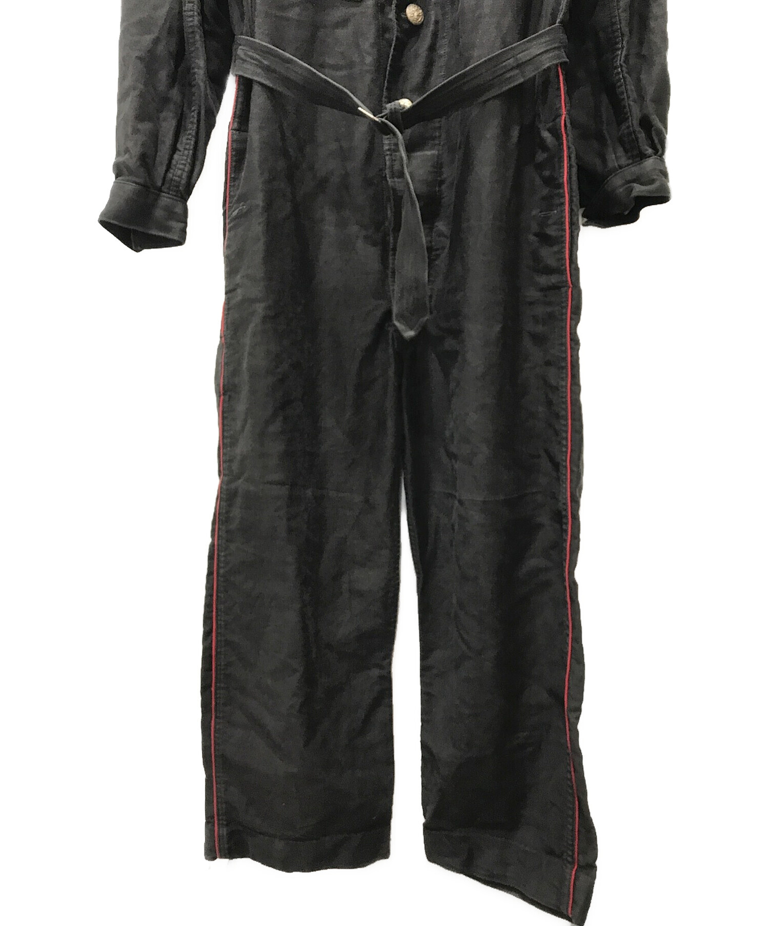 ドイツ軍 (ドイツグン) ブラックモールスキン ジャンプスーツ ブラック サイズ: