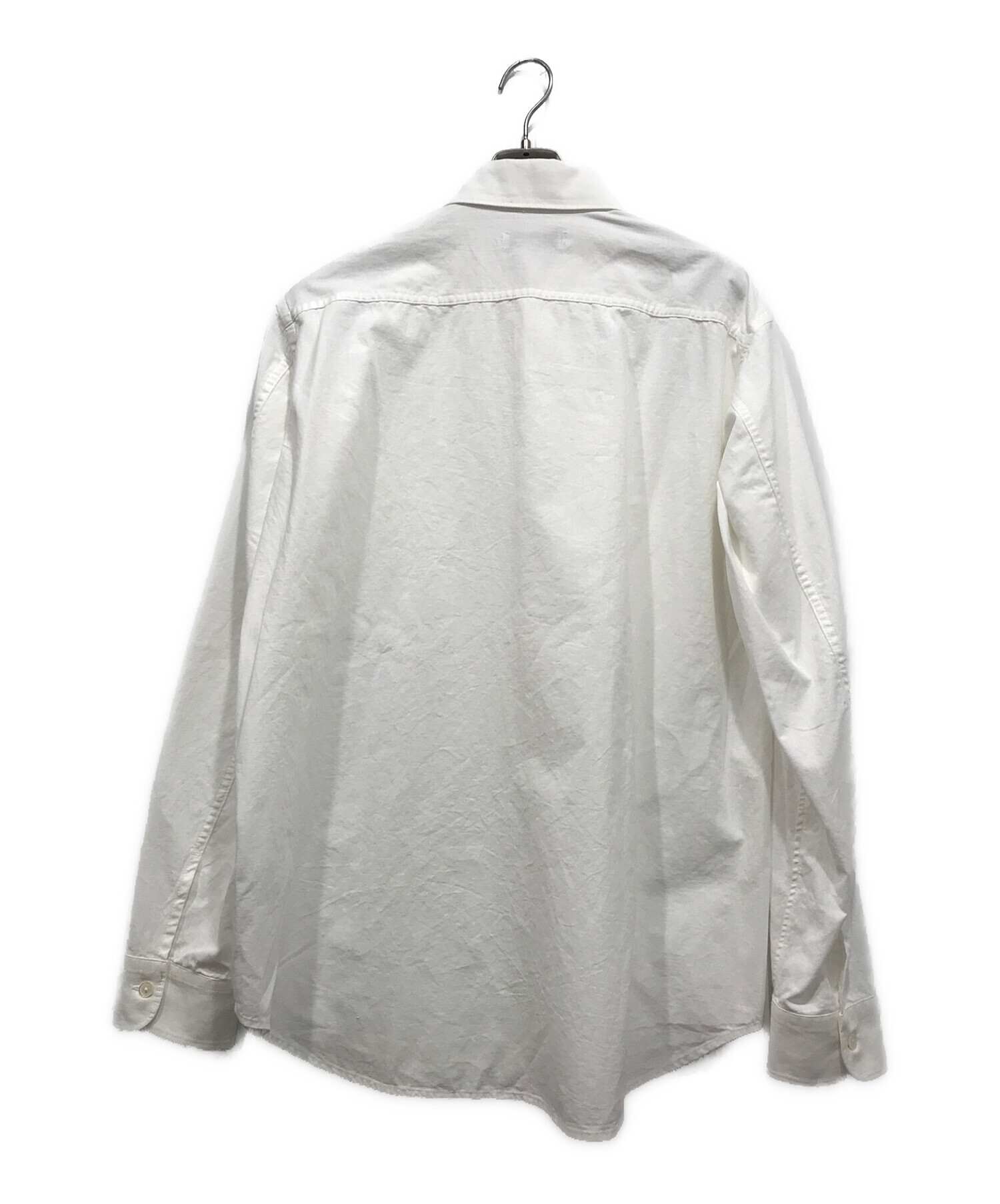 ESTNATION (エストネーション) リラックスフィットダンガリーシャツ ホワイト サイズ:XL