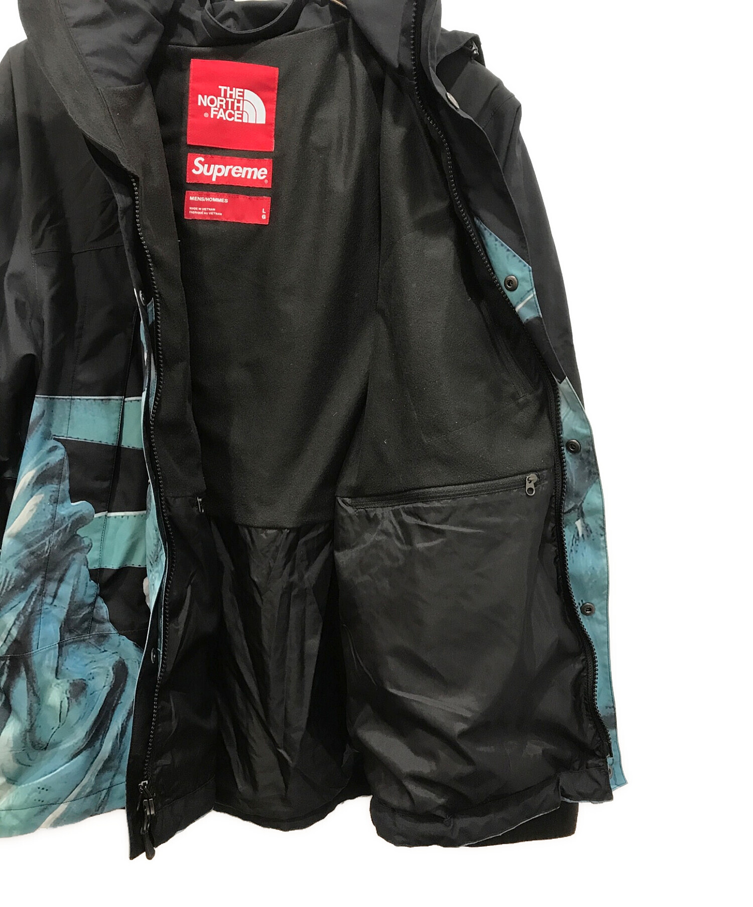 SUPREME (シュプリーム) THE NORTH FACE (ザ ノース フェイス) Statue of Liberty Mountain  Jacket ブルー×ブラック サイズ:L