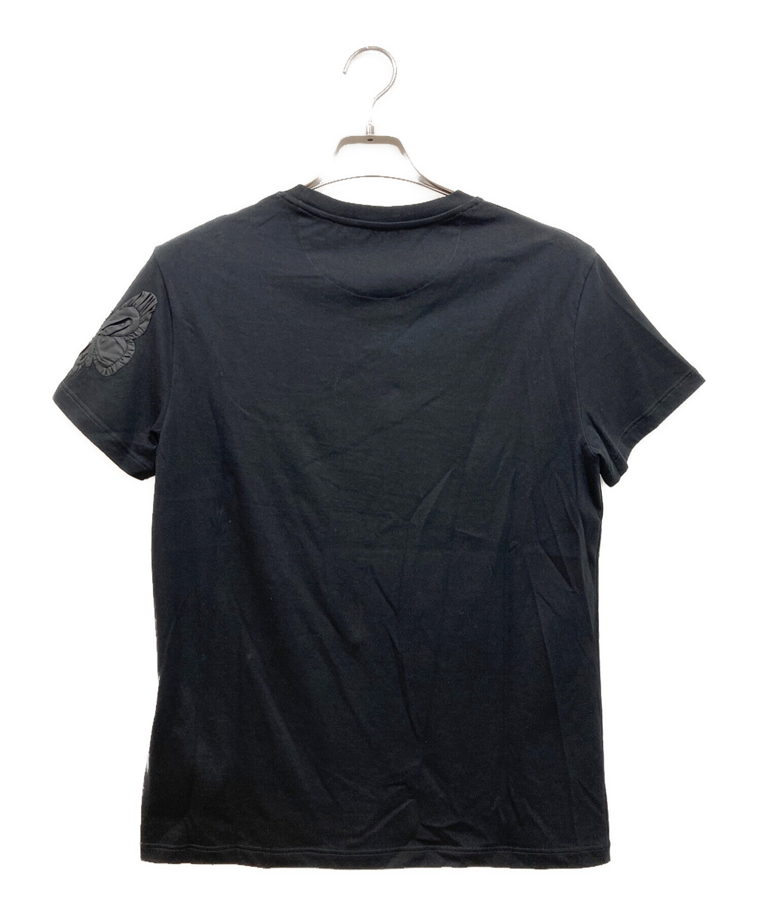 VALENTINO (ヴァレンティノ) バタフライ装飾Tシャツ ブラック サイズ:XS