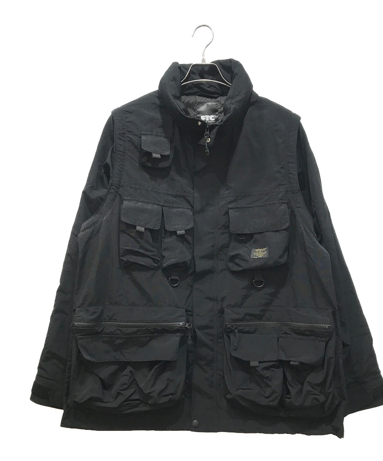 FTC (エフティーシー) CONVERTIBLE CARGO JACKET ブラック サイズ:XL