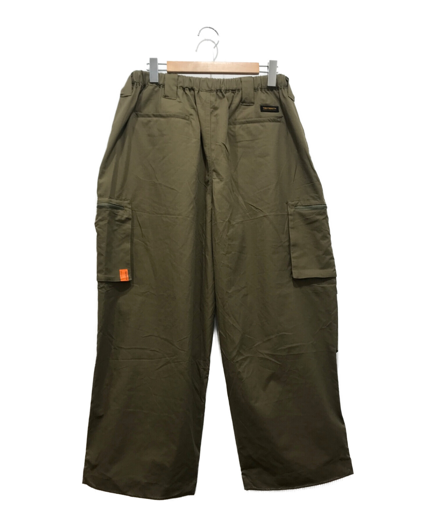 TIGHTBOOTH PRODUCTION (タイトブースプロダクション) TECH TWILL CARGO PANTS オリーブ サイズ:XL  未使用品