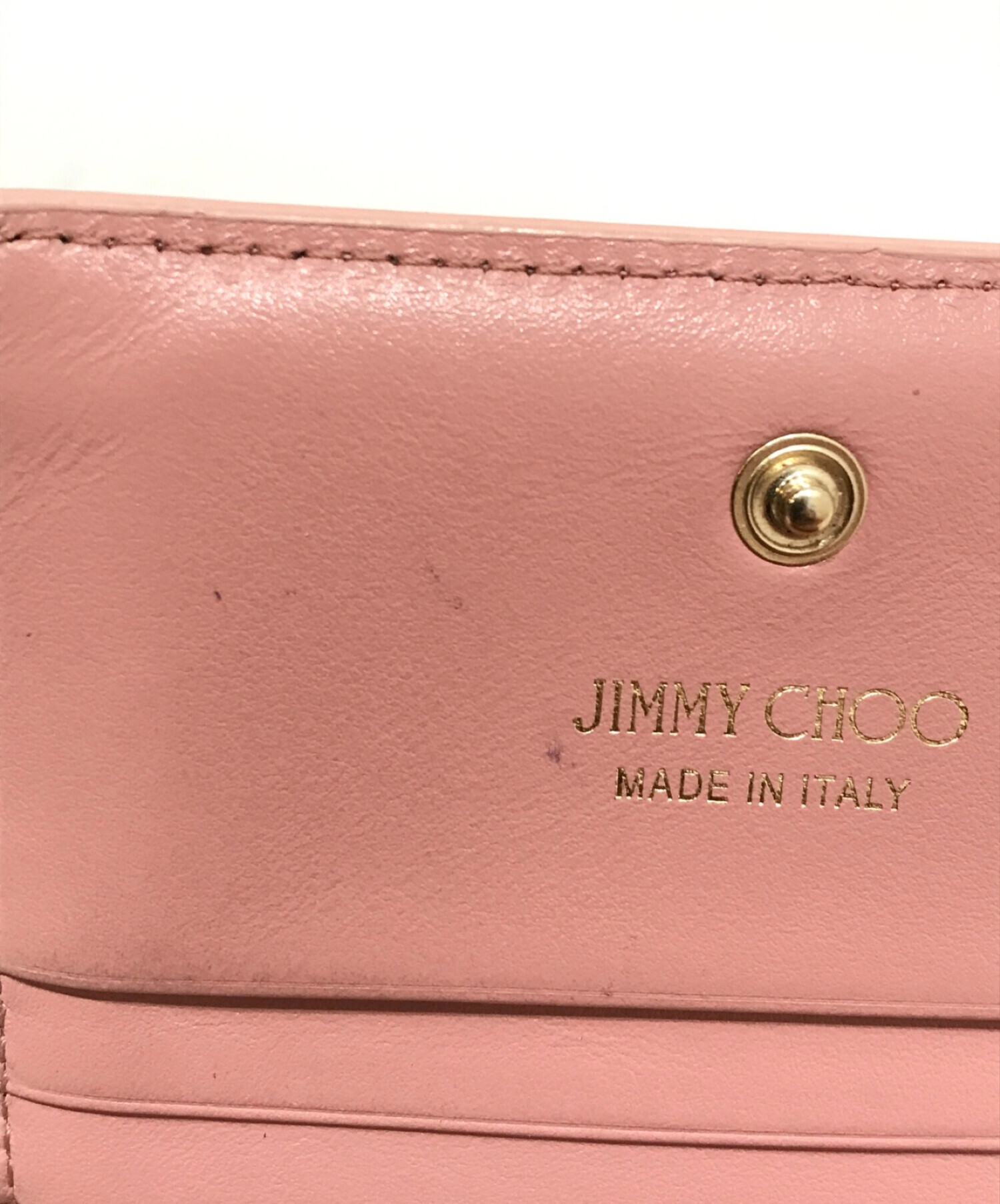 中古・古着通販】JIMMY CHOO (ジミーチュウ) 2つ折り財布 ピンク｜ブランド・古着通販 トレファク公式【TREFAC  FASHION】スマホサイト