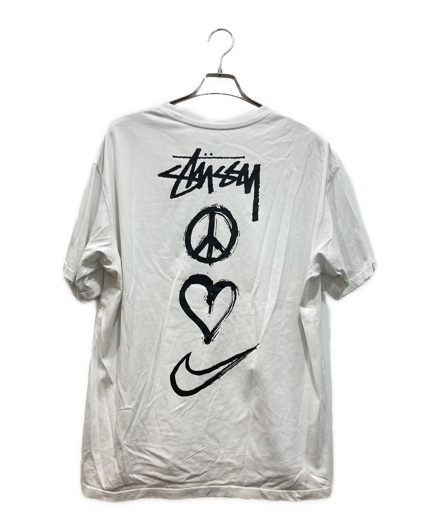 Nike Stussy Peace Love Swoosh Tシャツ L - www.sorbillomenu.com