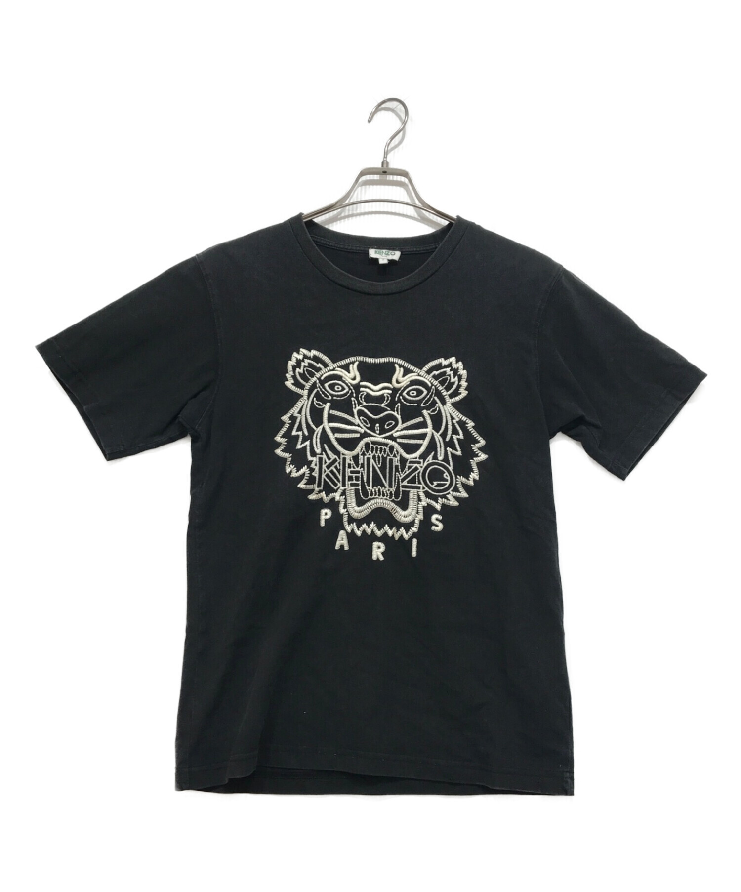 中古・古着通販】KENZO (ケンゾー) タイガー刺繍Tシャツ ブラック ...