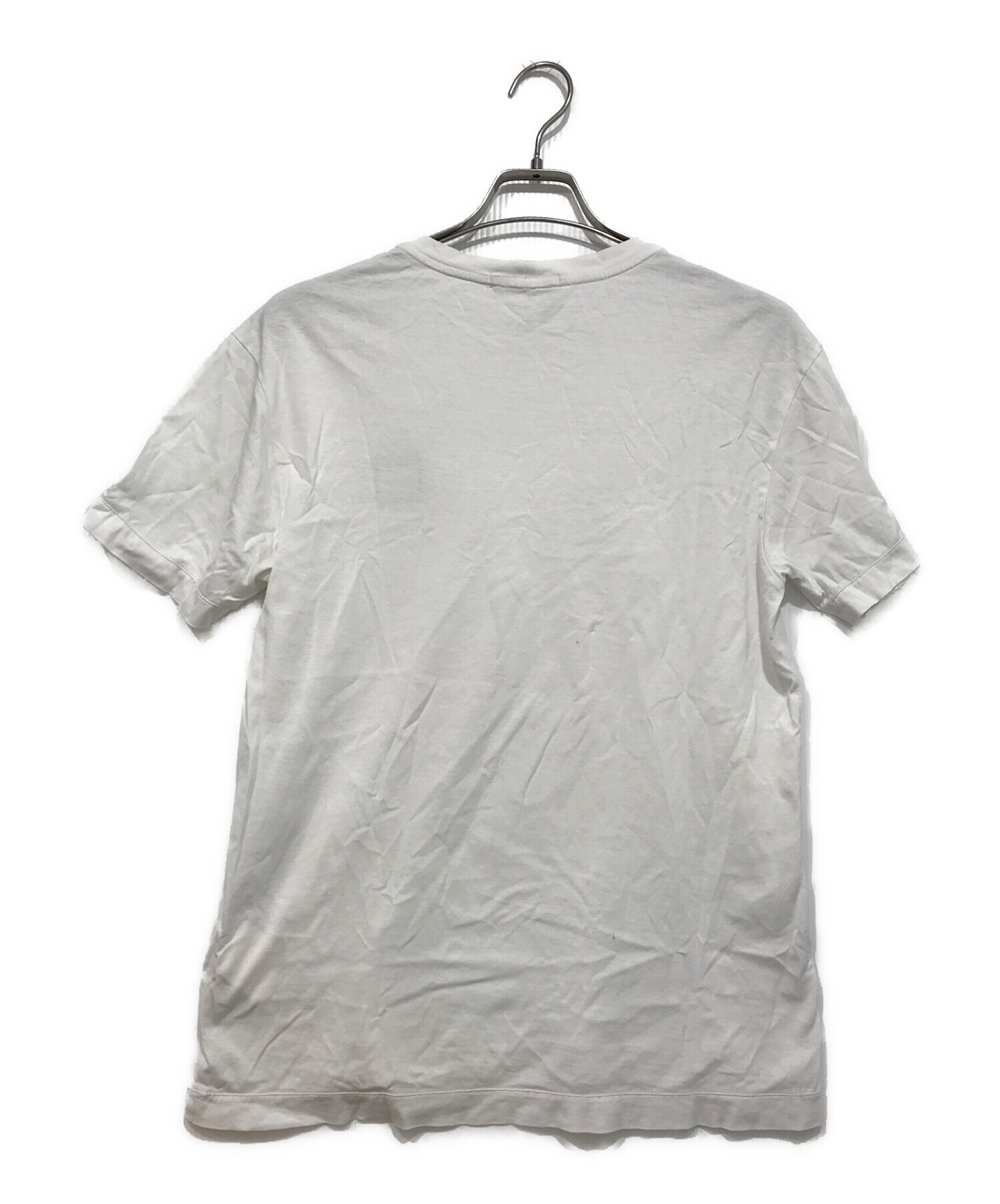STONE ISLAND (ストーンアイランド) ワンポイントロゴTシャツ ホワイト サイズ:S