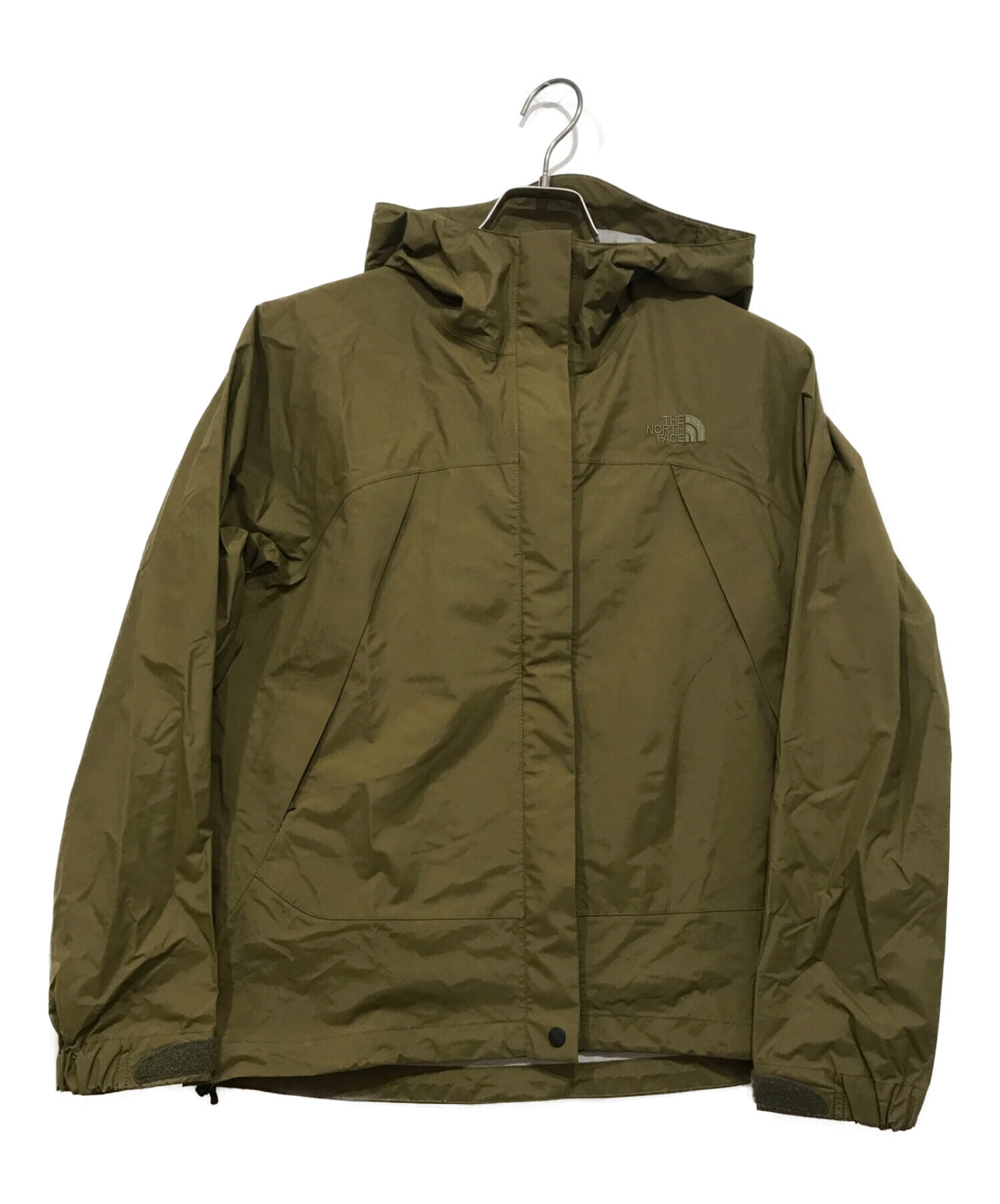 THE NORTH FACE (ザ ノース フェイス) 防水レインジャケット ブラウン サイズ:M