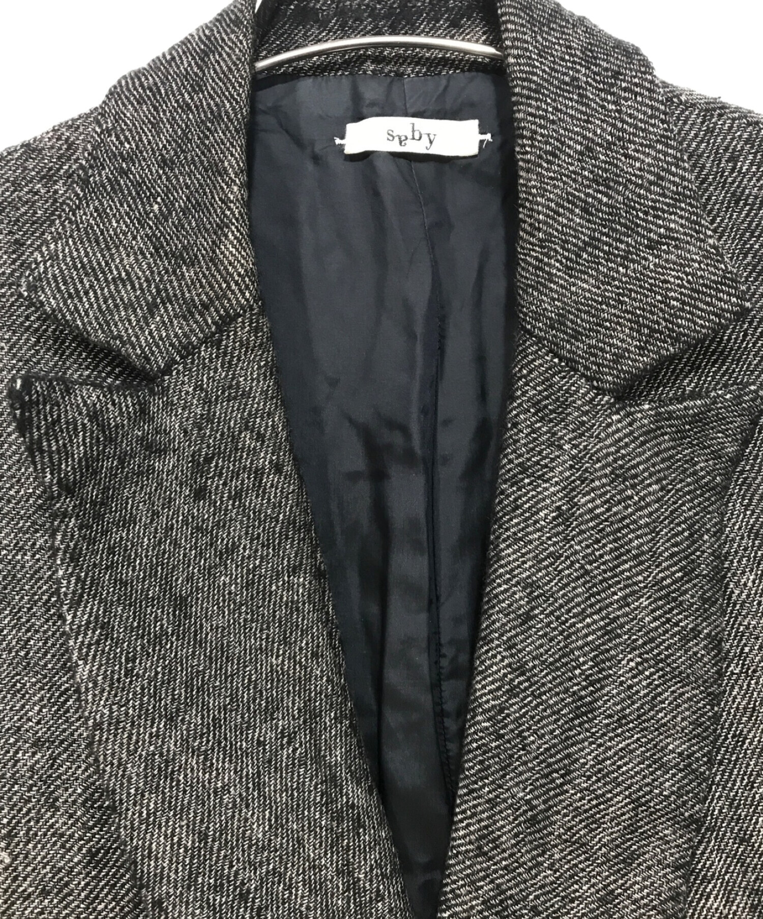 中古・古着通販】saby (サバイ) DOUBLE BREASTED BLAZER グレー サイズ