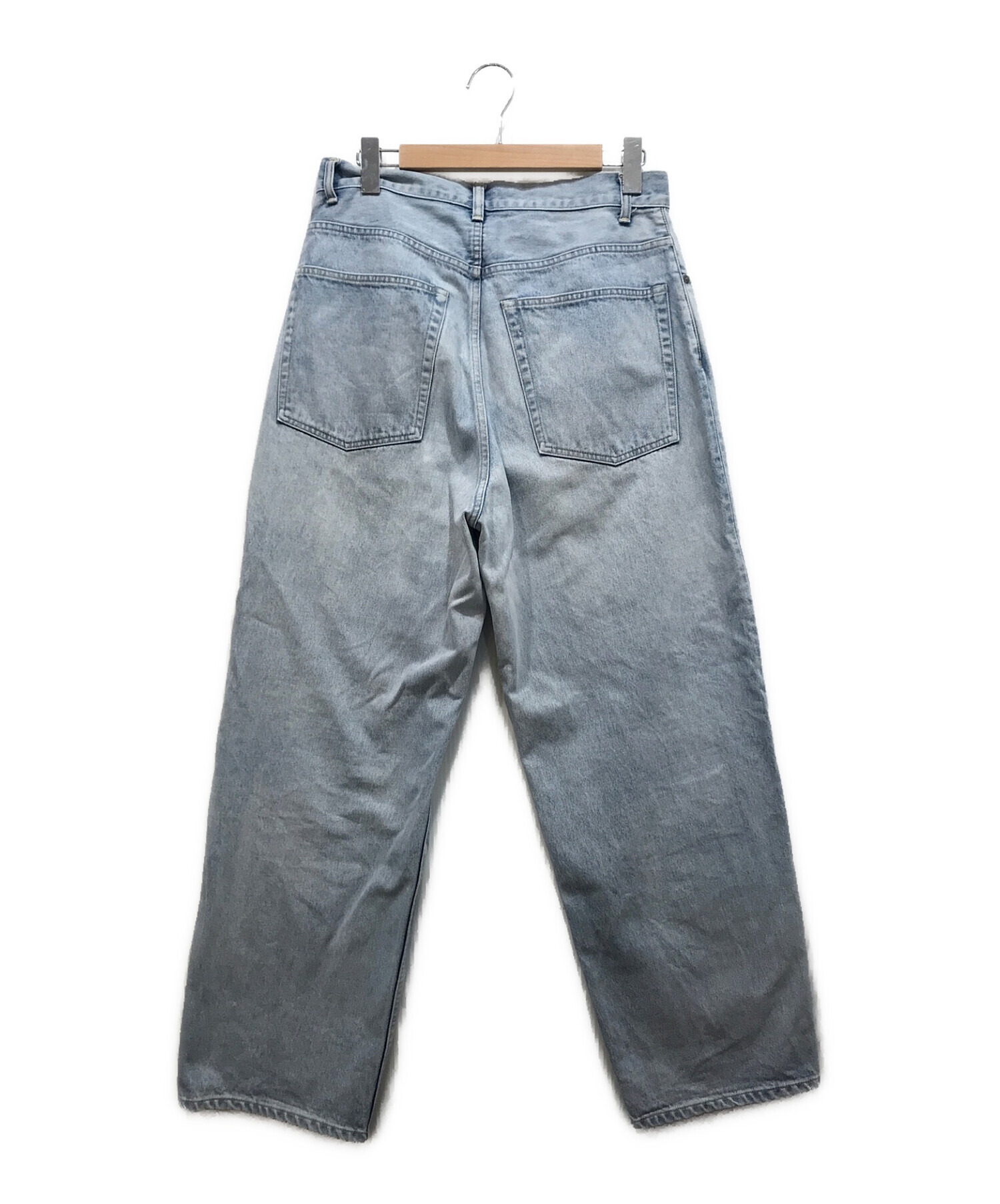 YLEVE (イレーヴ) 13.5oz DENIM BAGGY FADE インディゴ サイズ:4