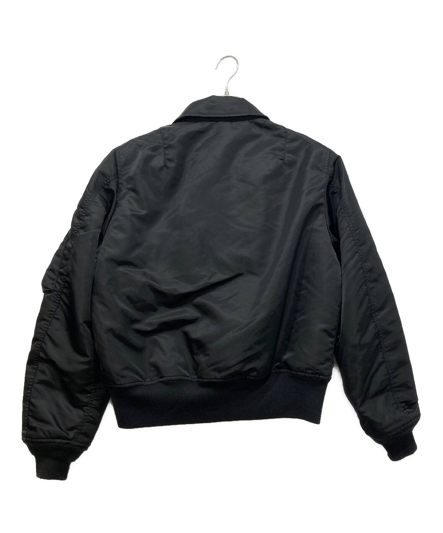 中古・古着通販】DEVINUSAGE (ディベロップメントインアスエイジ) FLIGHT JACKET ブラック サイズ:S｜ブランド・古着通販  トレファク公式【TREFAC FASHION】スマホサイト