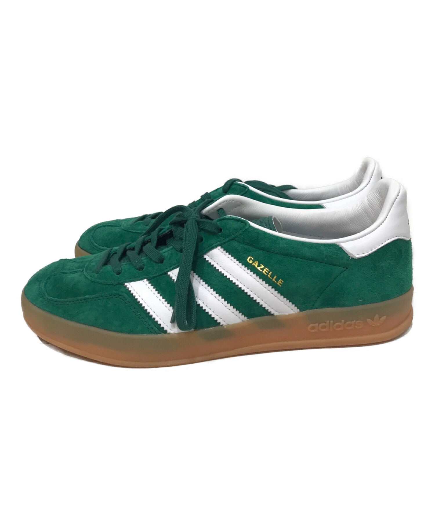 adidas (アディダス) GAZELLE INDOOR CALLEGE グリーン サイズ:US9.5