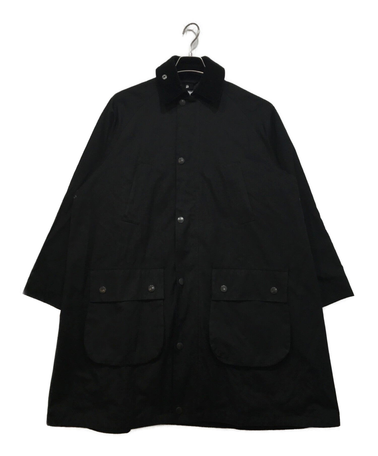 Barbour (バブアー) BEAMS BOY (ビームスボーイ) 別注バルベニーコート ブラック サイズ:10