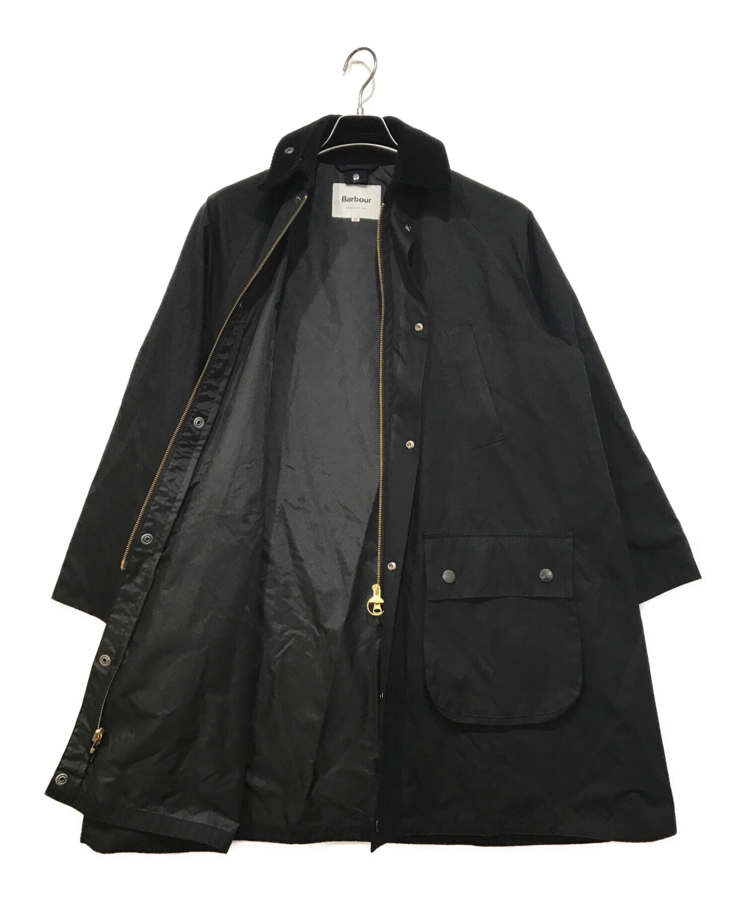 Barbour (バブアー) BEAMS BOY (ビームスボーイ) 別注バルベニーコート ブラック サイズ:10