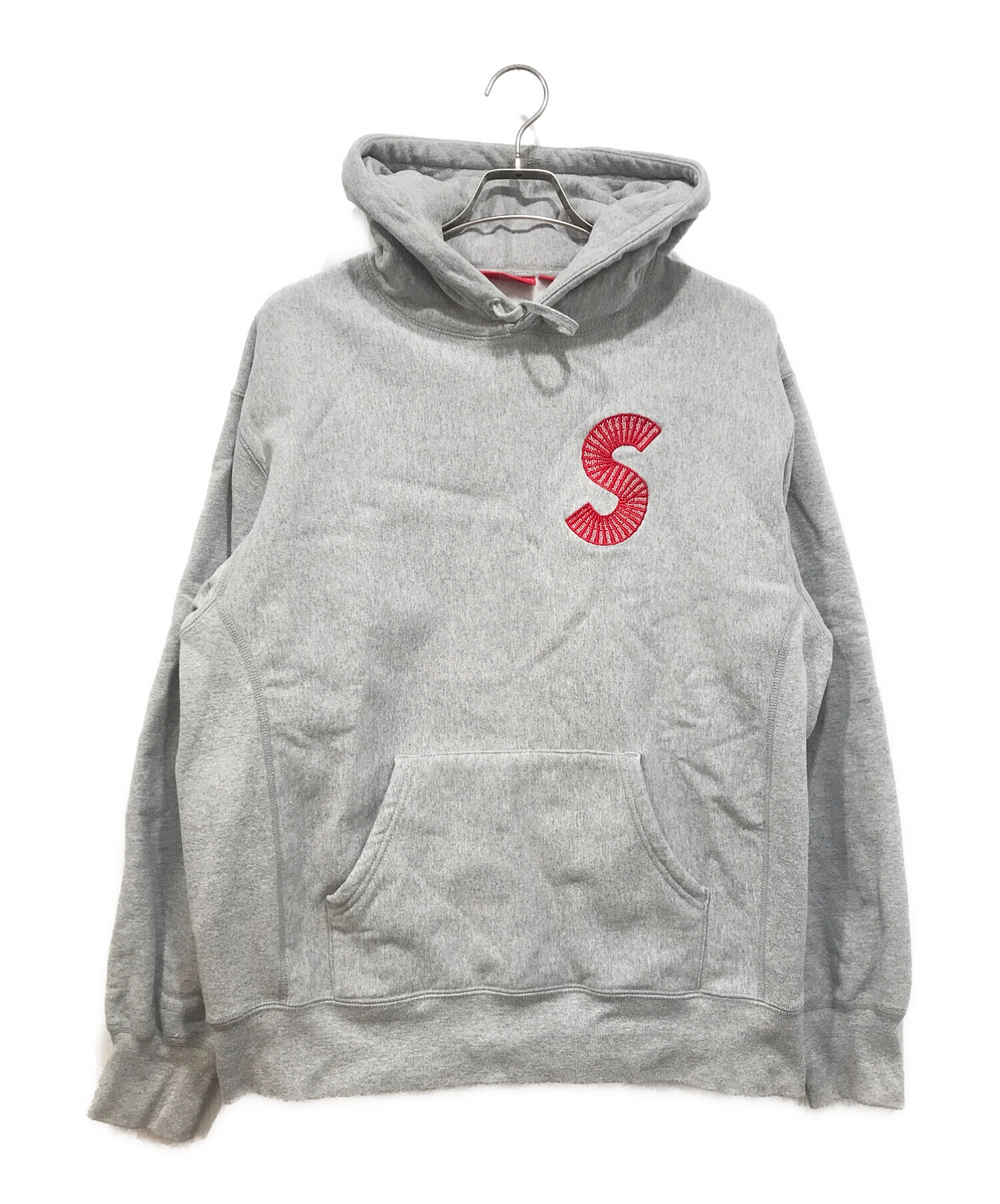 supreme s logo hooded sweatshirt M サイズ