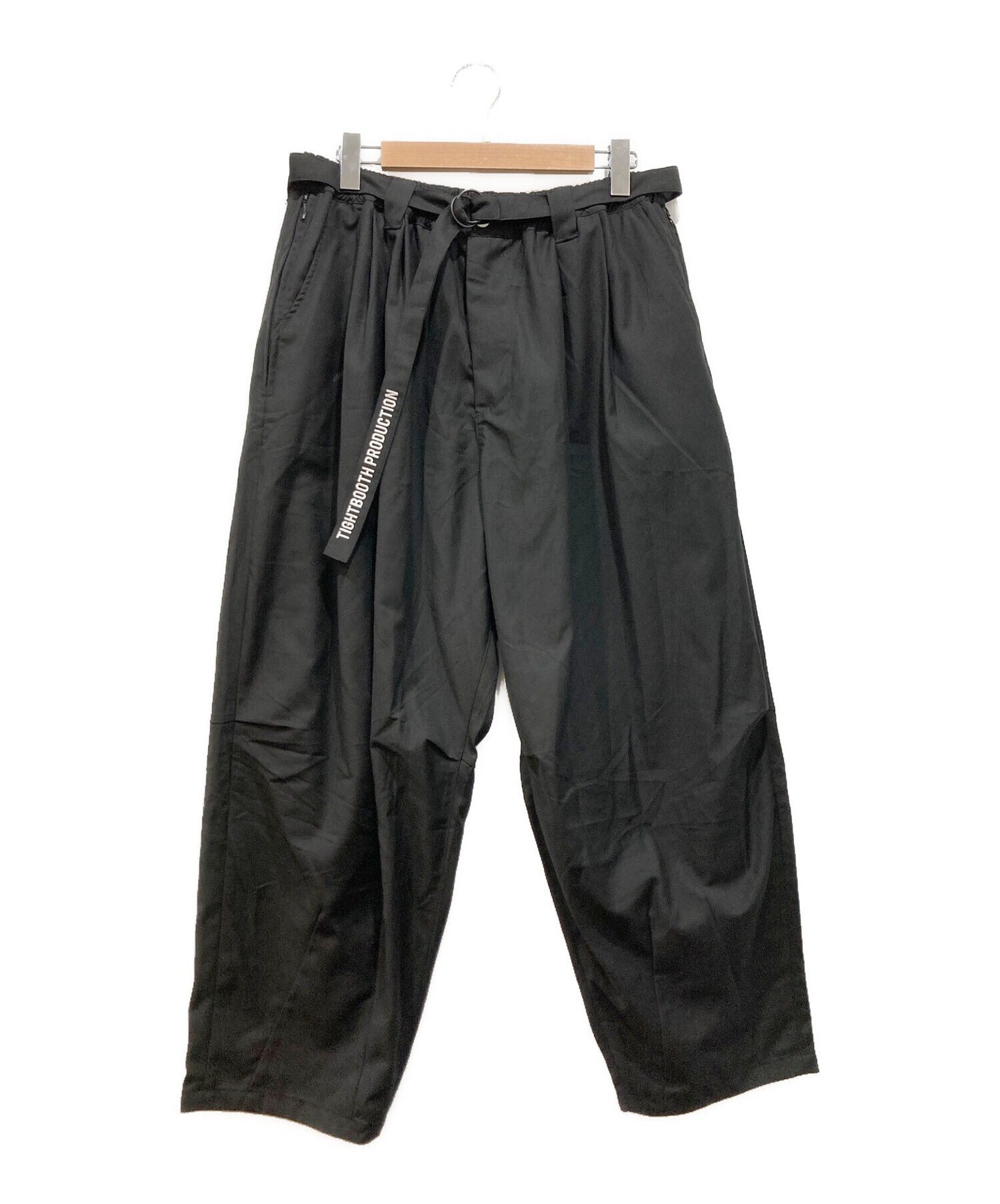 TIGHTBOOTH PRODUCTION (タイトブースプロダクション) BALLOON SLACKS ブラック サイズ:XL 未使用品