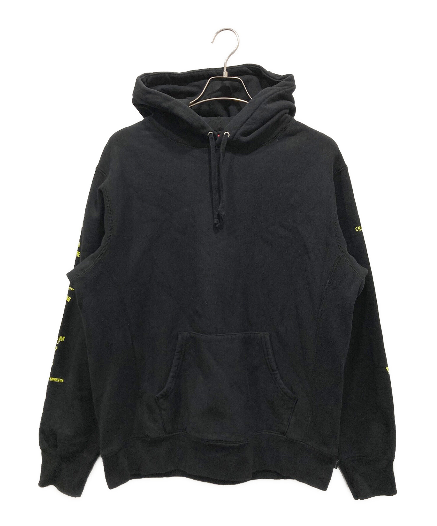 SUPREME (シュプリーム) Menace Hooded Sweatshirt ブラック サイズ:M