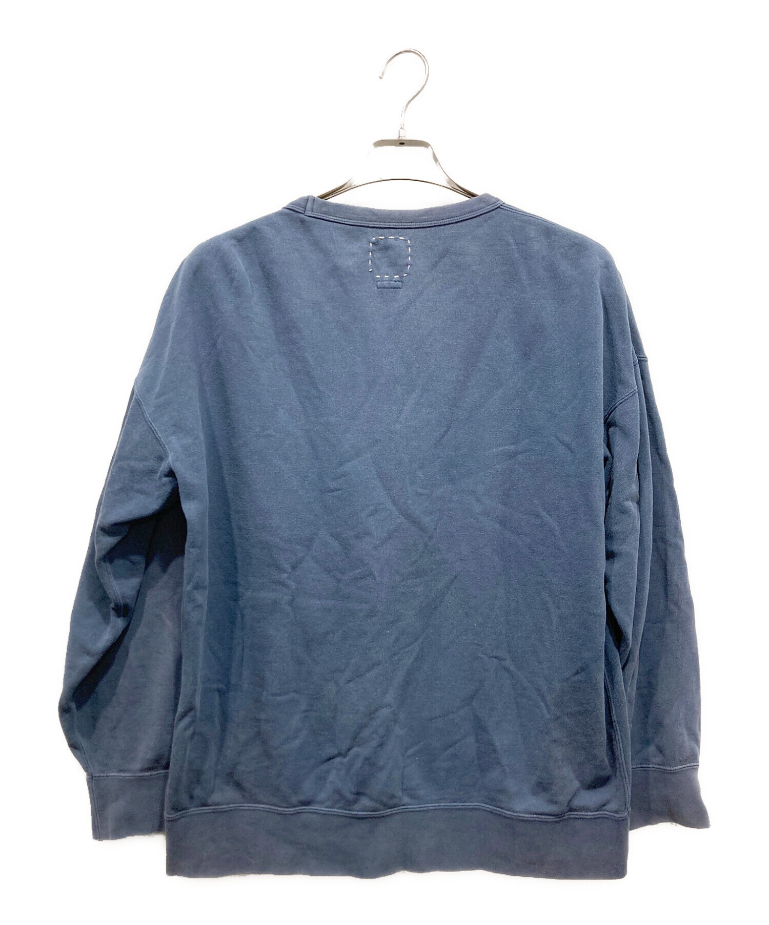 VISVIM (ビズビム) JUMBO SWEAT CREW L/S VEGGIE DYE ネイビー サイズ:2