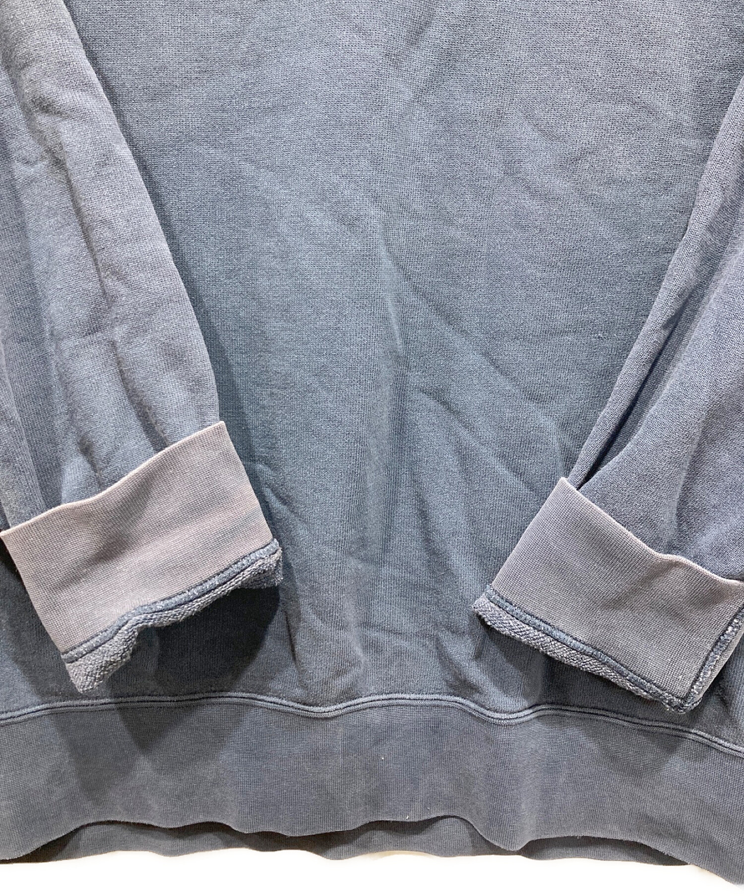 VISVIM (ビズビム) JUMBO SWEAT CREW L/S VEGGIE DYE ネイビー サイズ:2