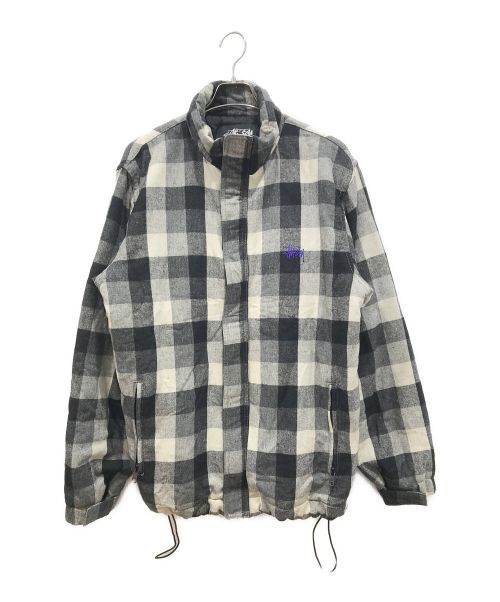 中古・古着通販】stussy (ステューシー) チェック中綿ジャケット