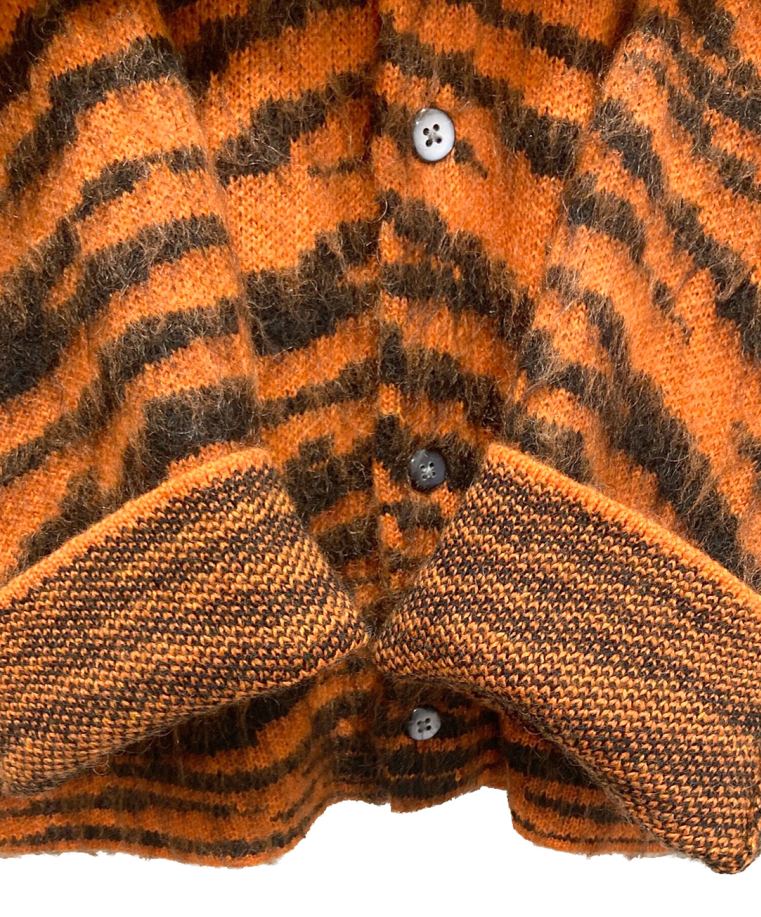 SUPREME (シュプリーム) 20AW Brushed Mohair Cardigan オレンジ サイズ:XL