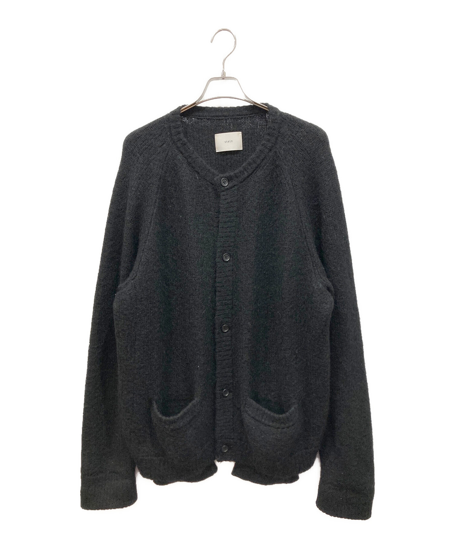 中古・古着通販】stein (シュタイン) Kid Mohair Cardigan ブラック サイズ:S｜ブランド・古着通販  トレファク公式【TREFAC FASHION】スマホサイト