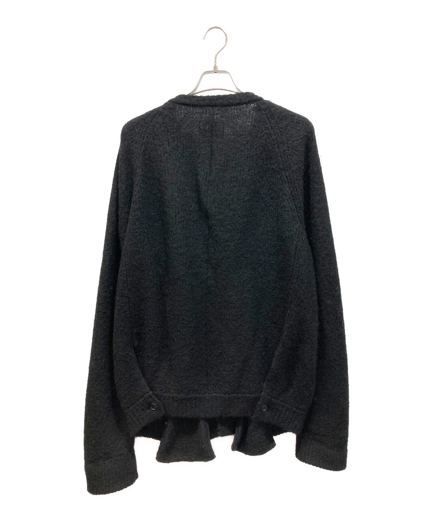 中古・古着通販】stein (シュタイン) Kid Mohair Cardigan ブラック