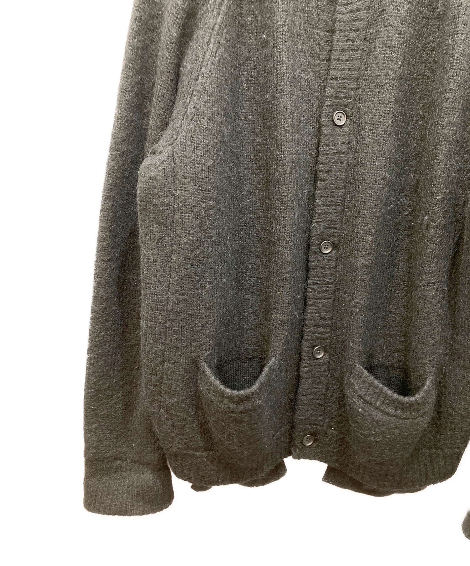 中古・古着通販】stein (シュタイン) Kid Mohair Cardigan ブラック サイズ:S｜ブランド・古着通販  トレファク公式【TREFAC FASHION】スマホサイト