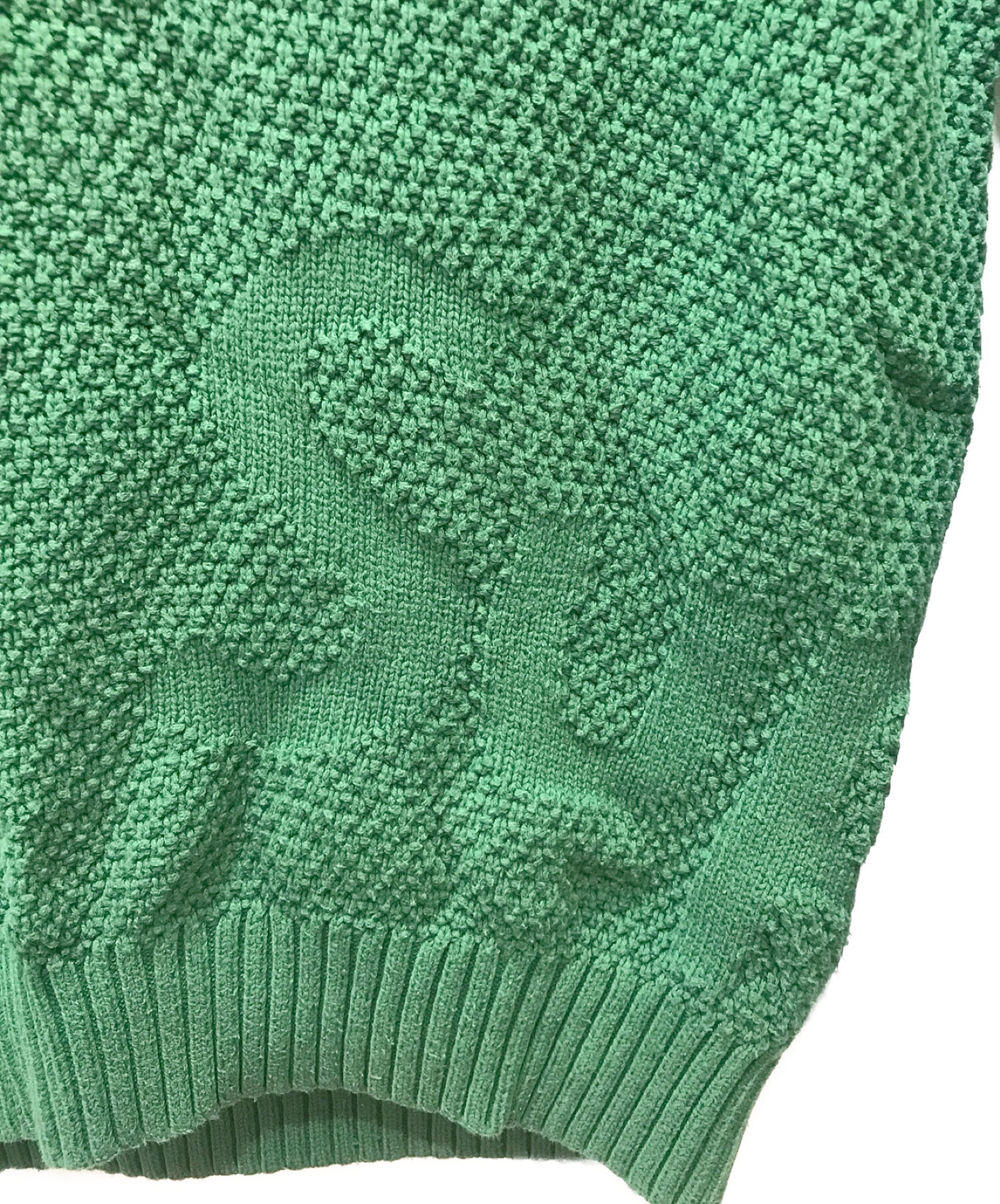 SUPREME (シュプリーム) Textured Small Box Sweater グリーン サイズ:M