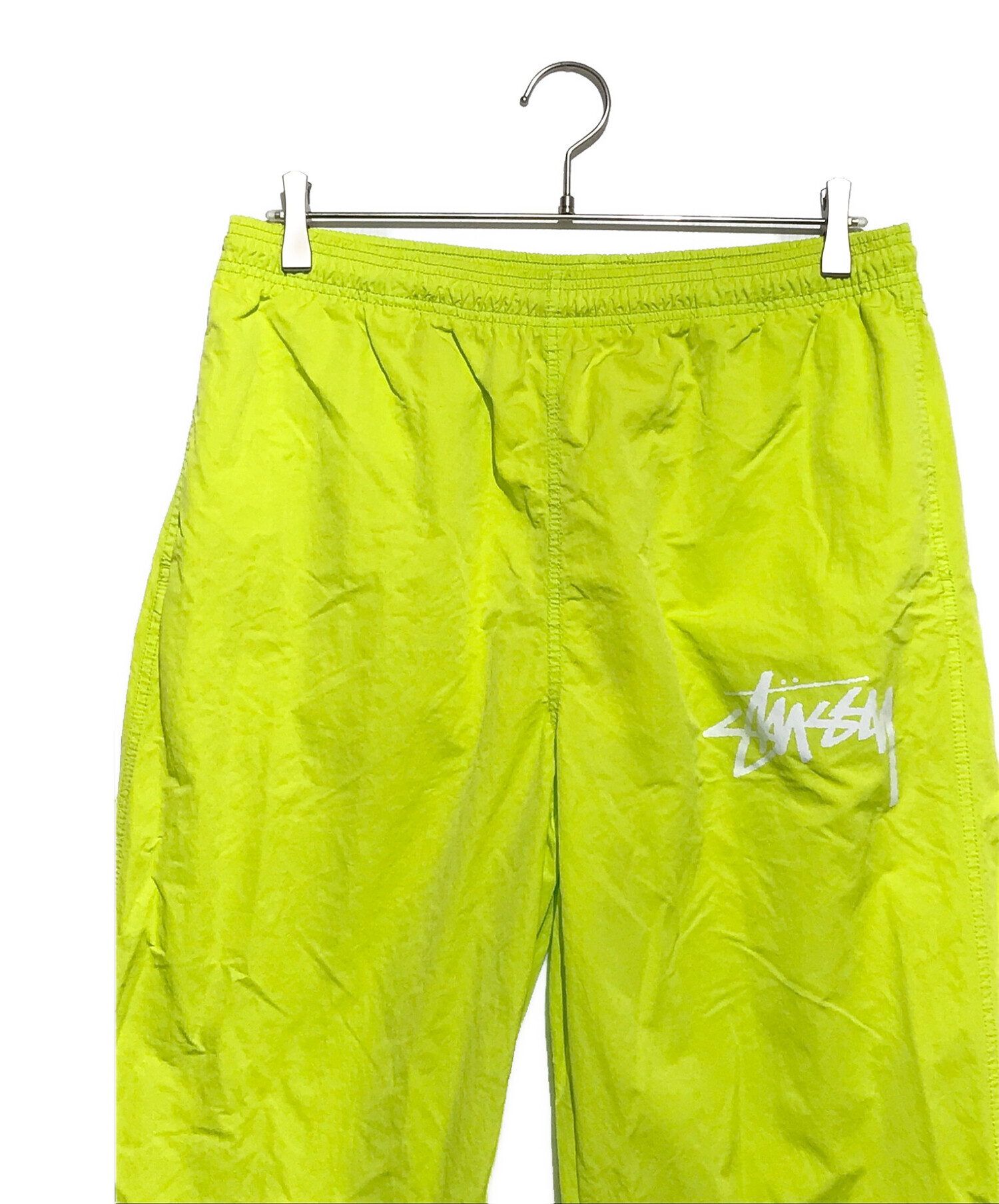 NIKE (ナイキ) stussy (ステューシー) Beach Pants Bright Cactus イエロー サイズ:M