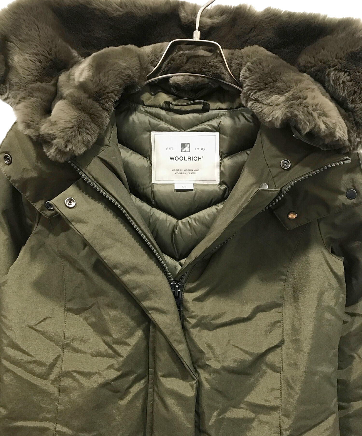 WOOLRICH (ウールリッチ) BOW BRIDGE COAT カーキ サイズ:XS