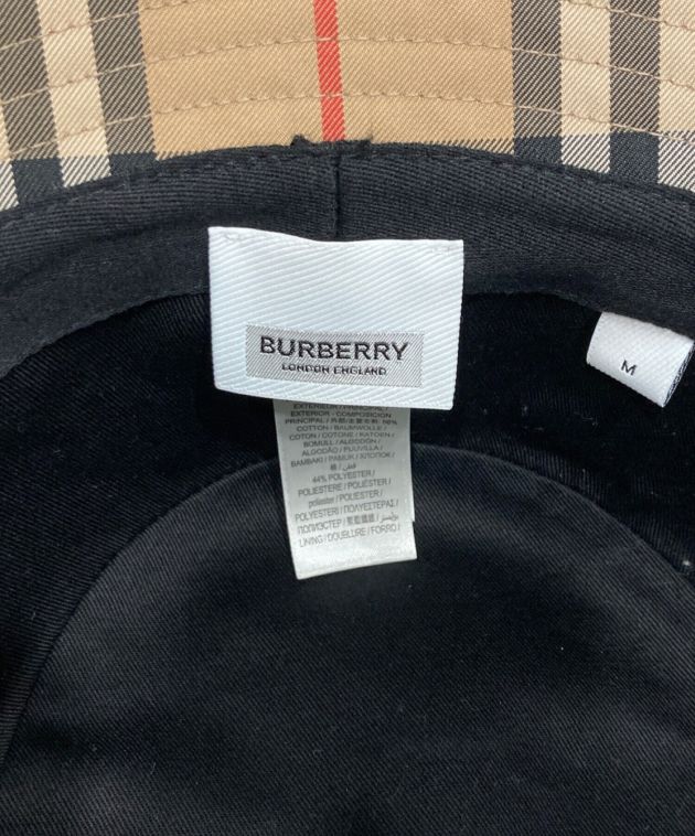 中古・古着通販】BURBERRY (バーバリー) バケットハット ベージュ 