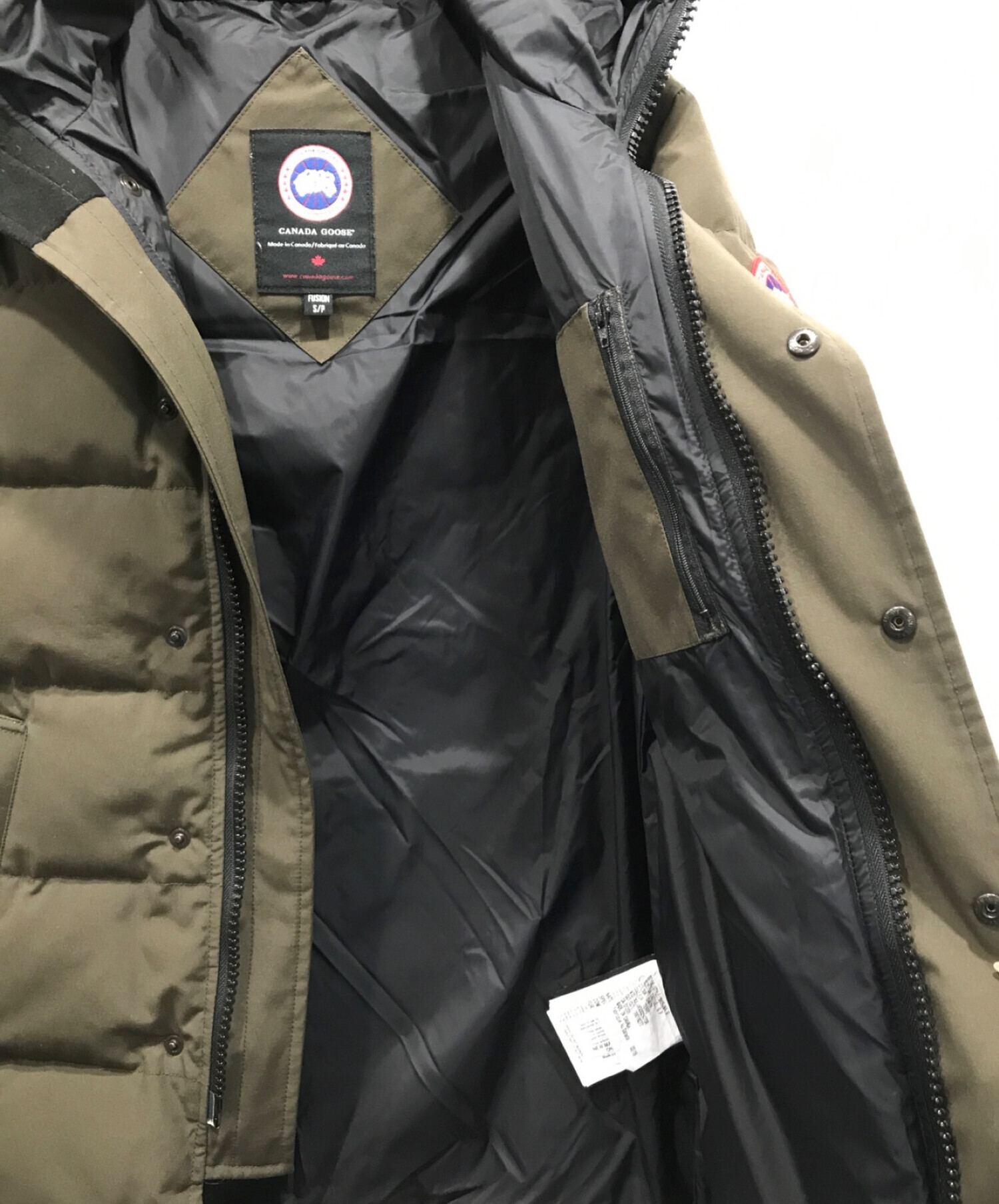 中古・古着通販】CANADA GOOSE (カナダグース) CARSON PARKA カーキ