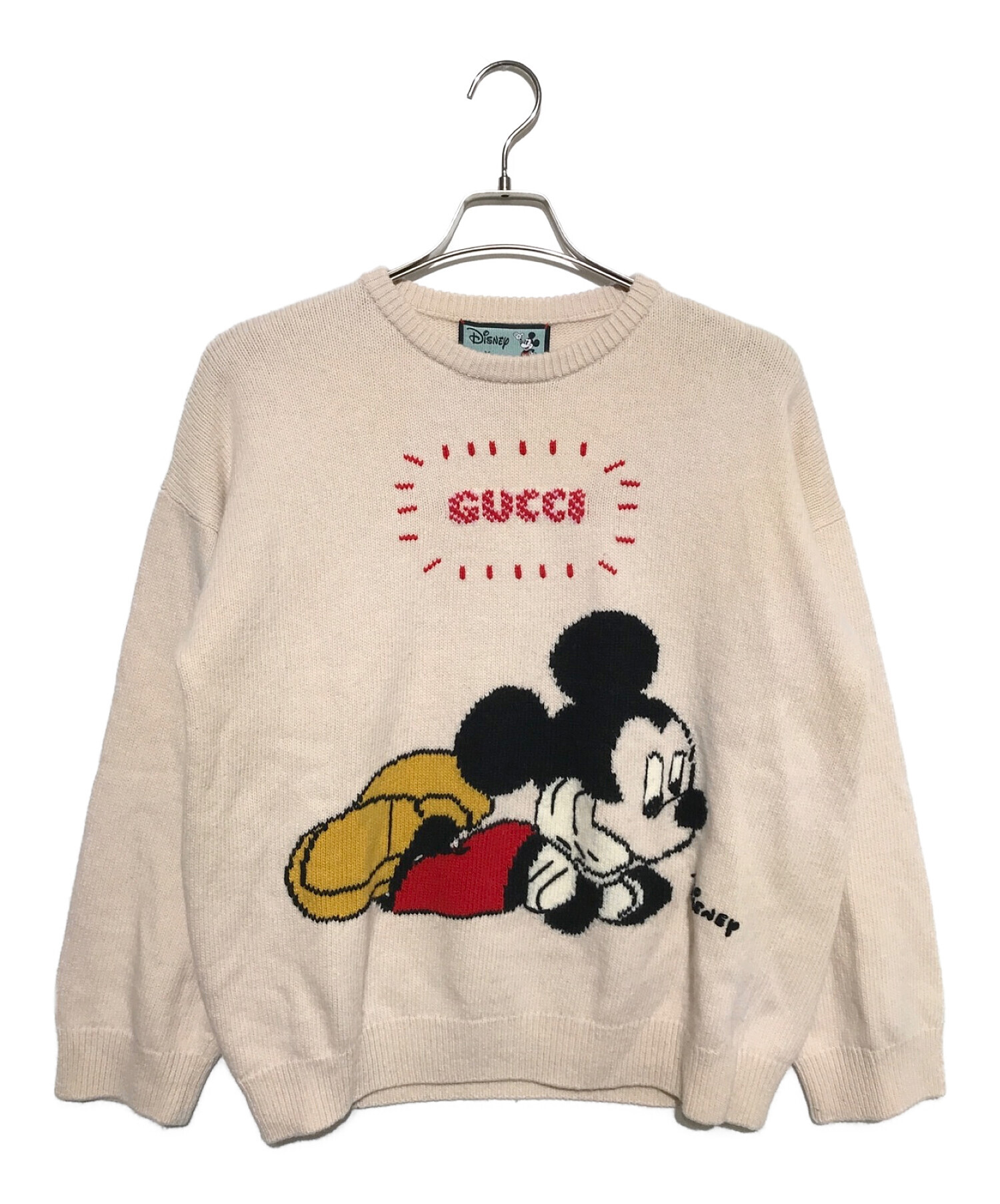 GUCCI (グッチ) Disney (ディズニー) ニット ベージュ サイズ:M