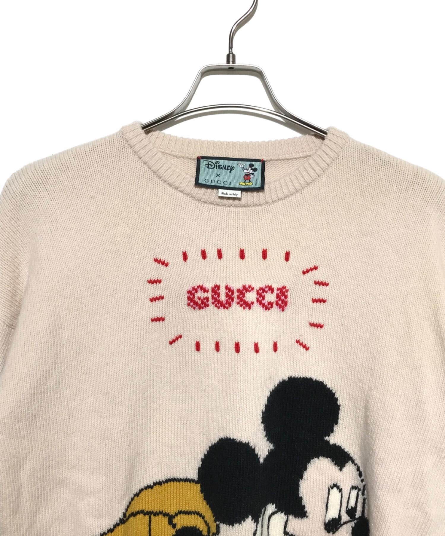 GUCCI (グッチ) Disney (ディズニー) ニット ベージュ サイズ:M