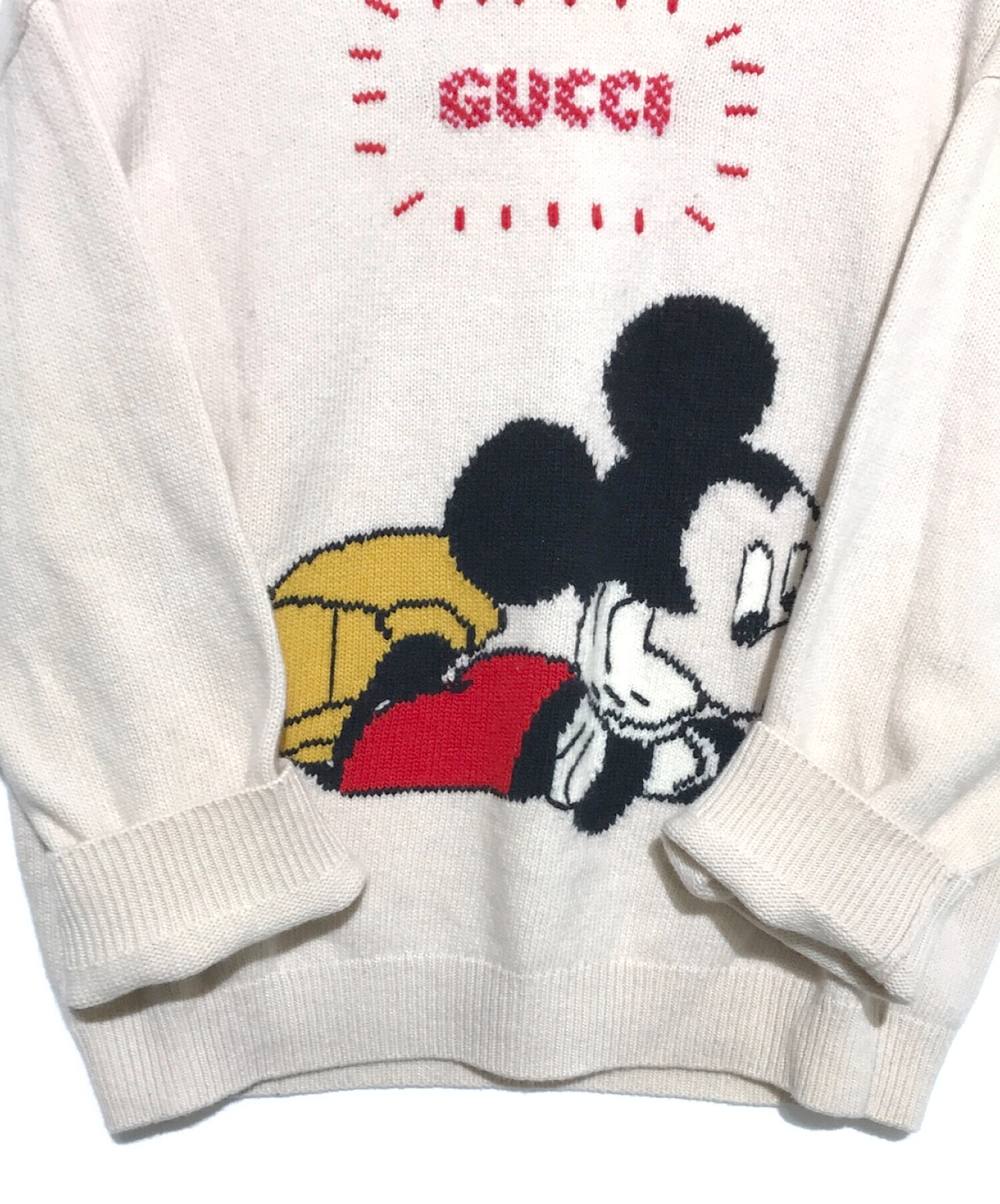 中古・古着通販】GUCCI (グッチ) Disney (ディズニー) ニット ベージュ サイズ:M｜ブランド・古着通販 トレファク公式【TREFAC  FASHION】スマホサイト