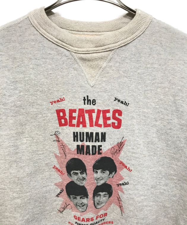 HUMAN MADE (ヒューマンメイド) THE BEATLES (ビートルズ) スウェット グレー サイズ:M