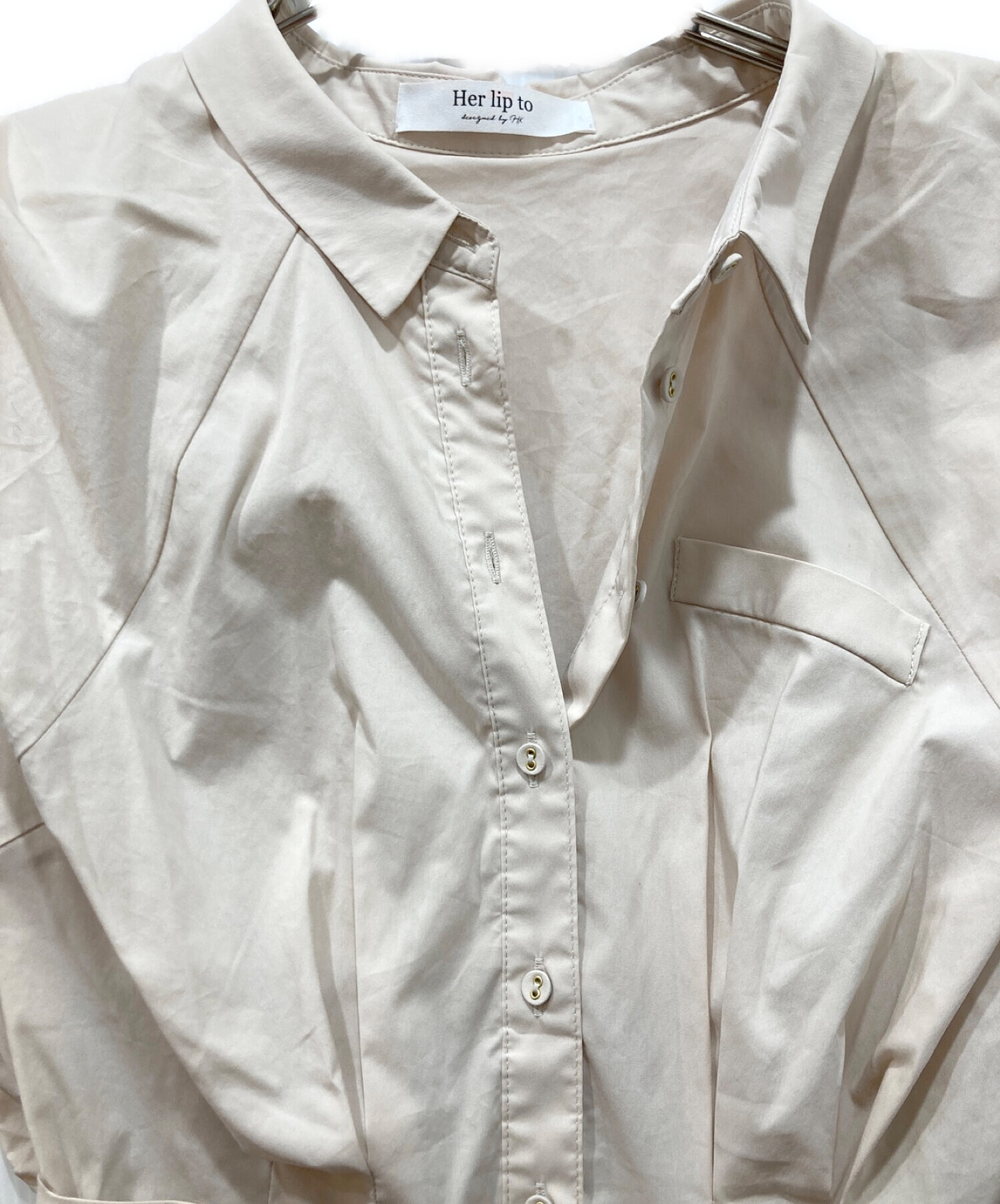 中古・古着通販】HER LIP TO (ハーリップトゥ) La Bella shirt dress