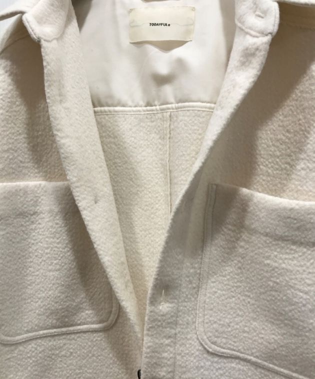 中古・古着通販】TODAYFUL (トゥデイフル) Heavy Wool Jacket ホワイト ...